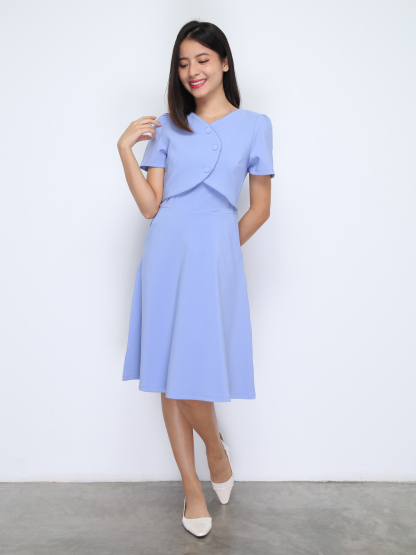 Fake Two Pieces Dress 37098