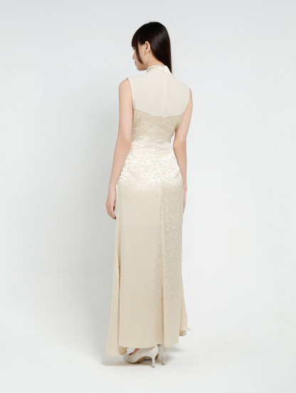 Sleeveless Cheongsam Dress 37143