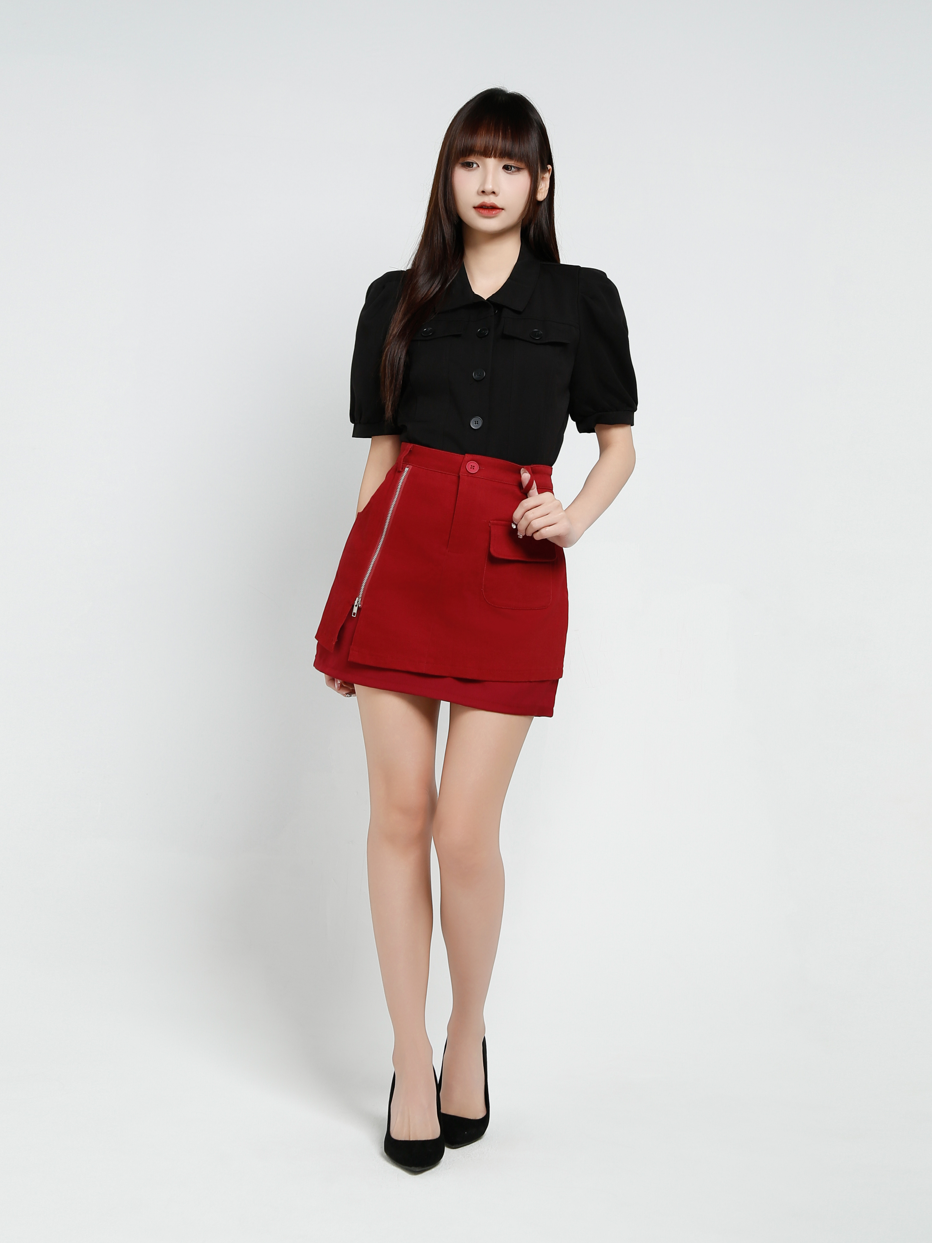 Front Pocket Skirt Pant 37147