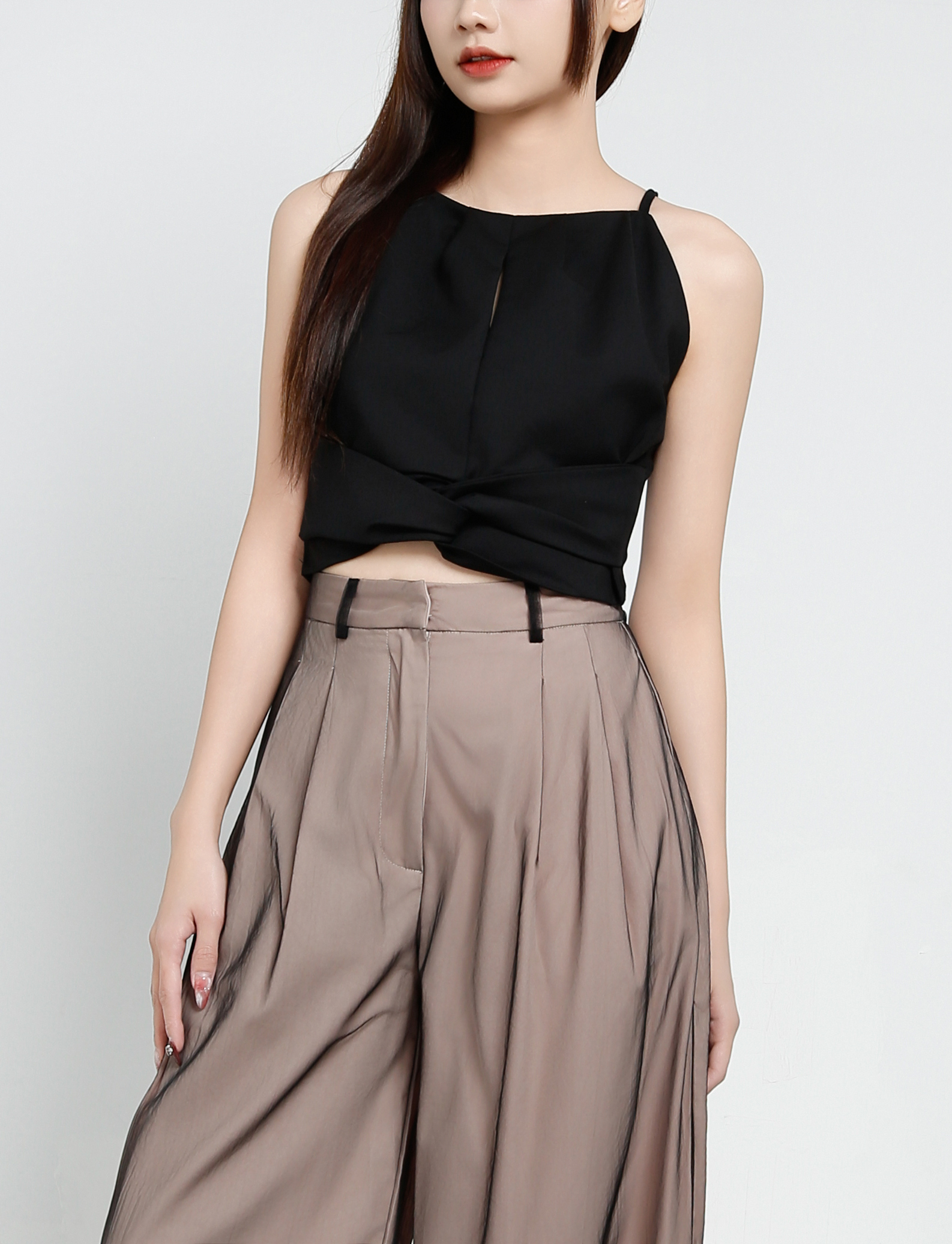 Pleated Singlet Top 37183