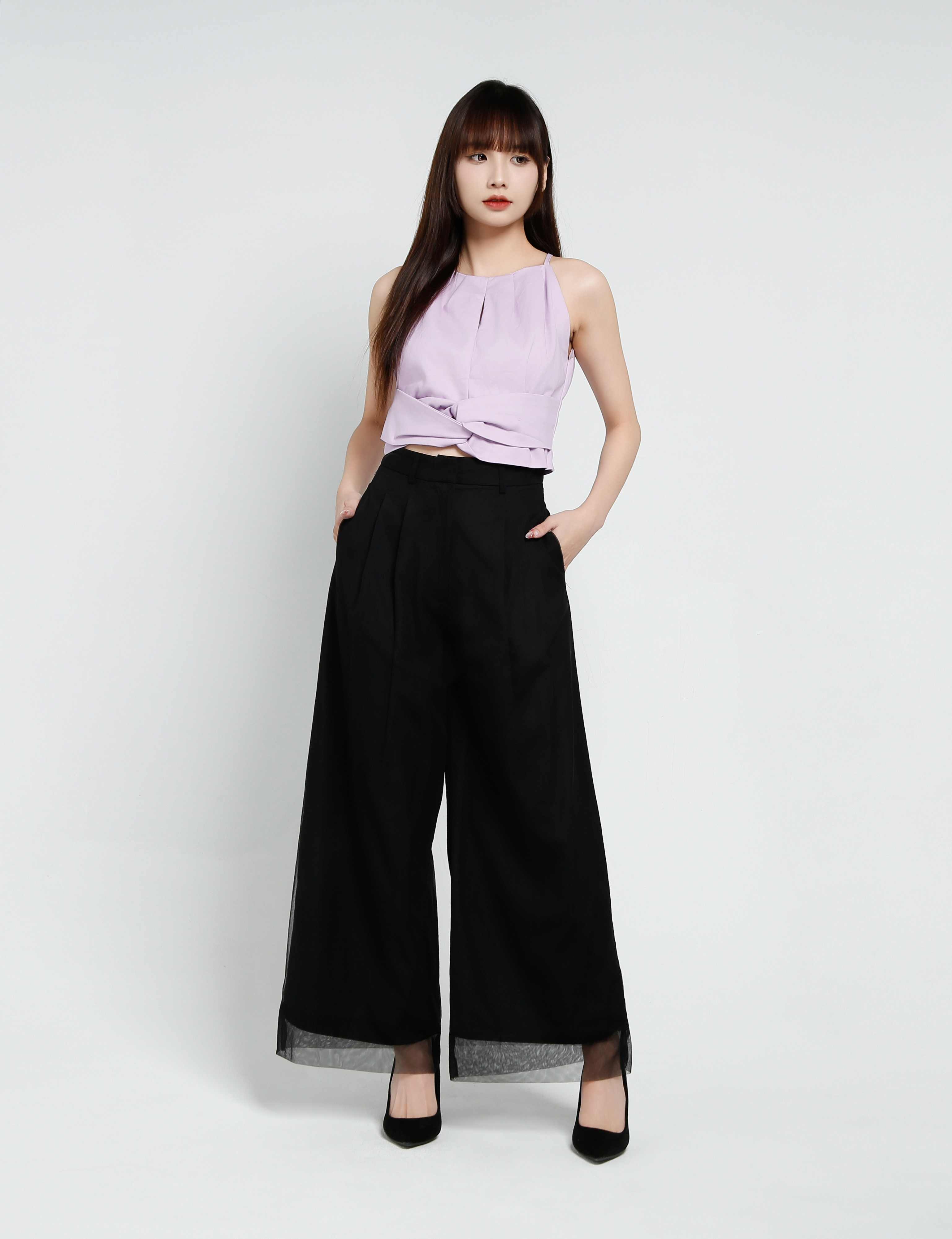 Pleated Singlet Top 37183