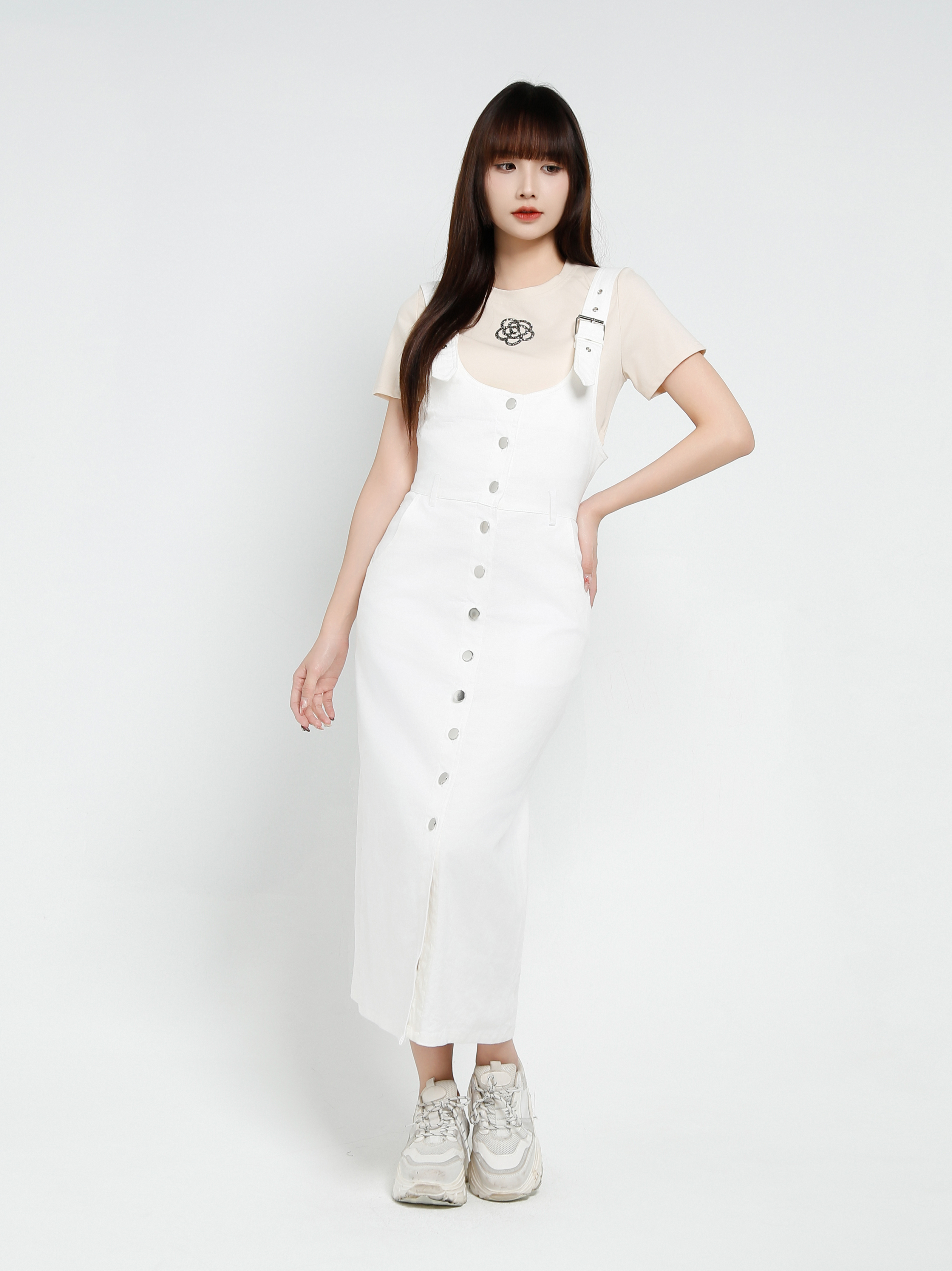 Front Breasted Button Dress 37227