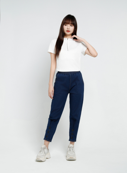 Denim Long Pants 34276