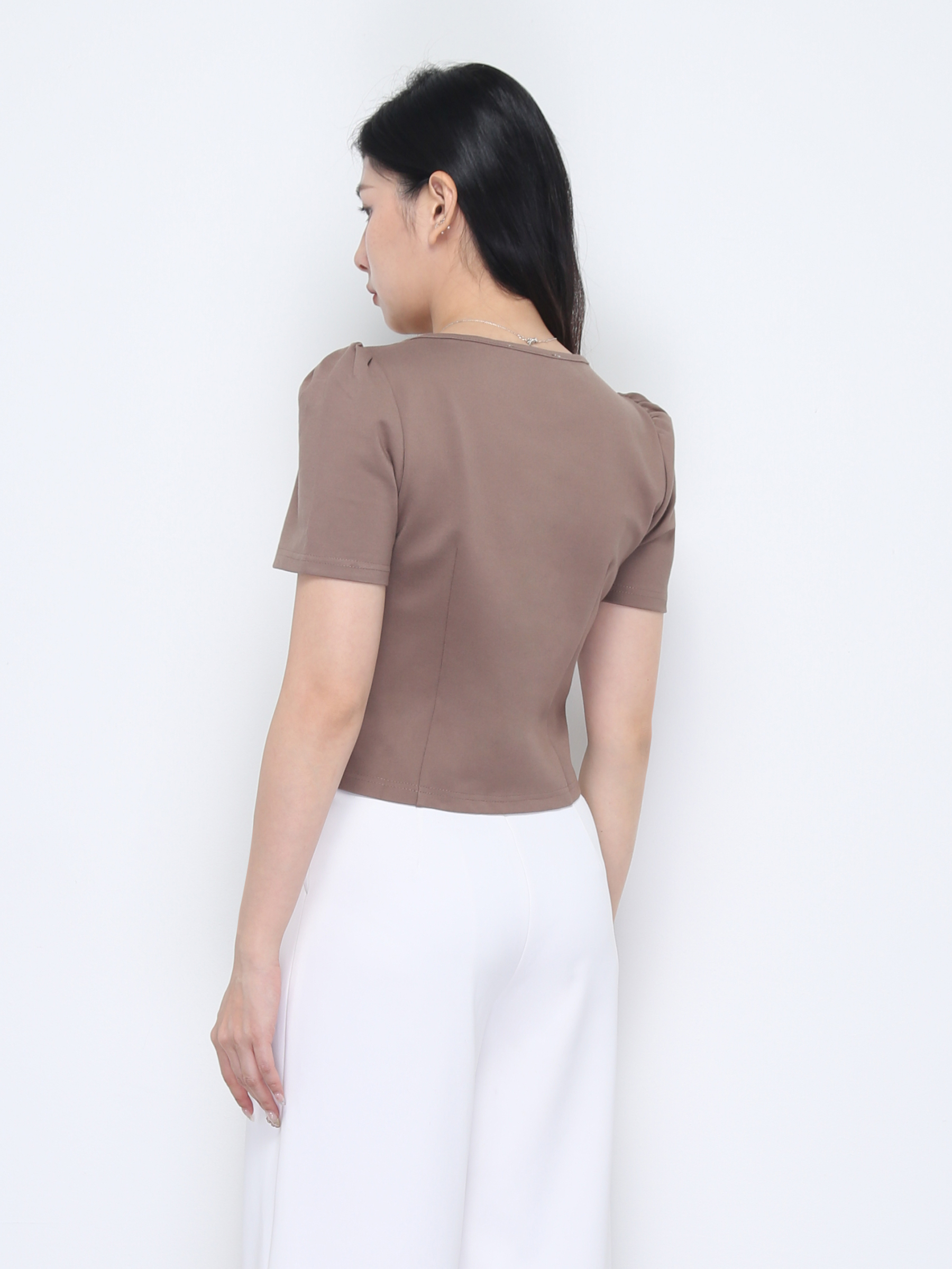 Roma Front Button Top 37233