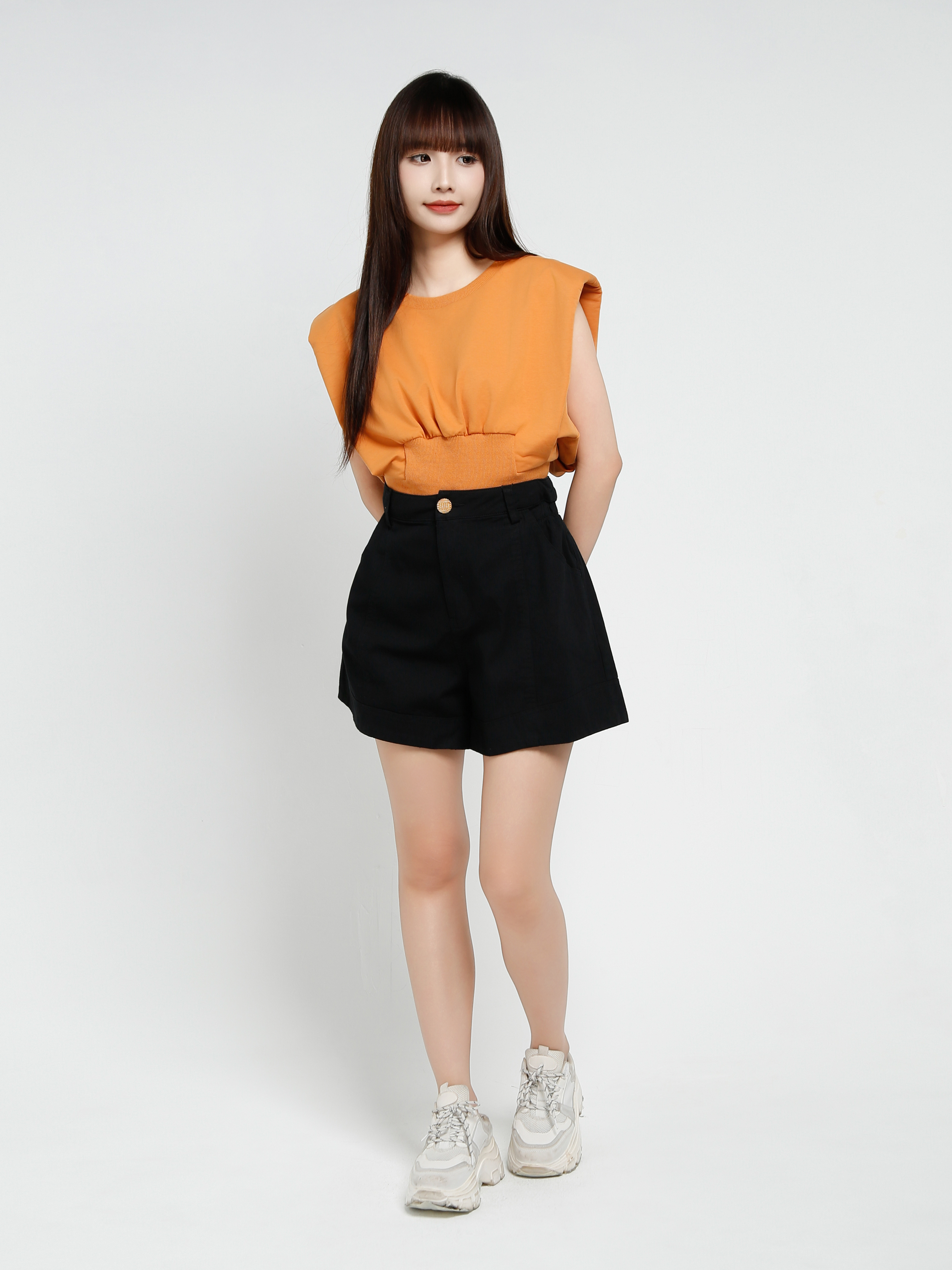 Side Pocket Short Pants 37295