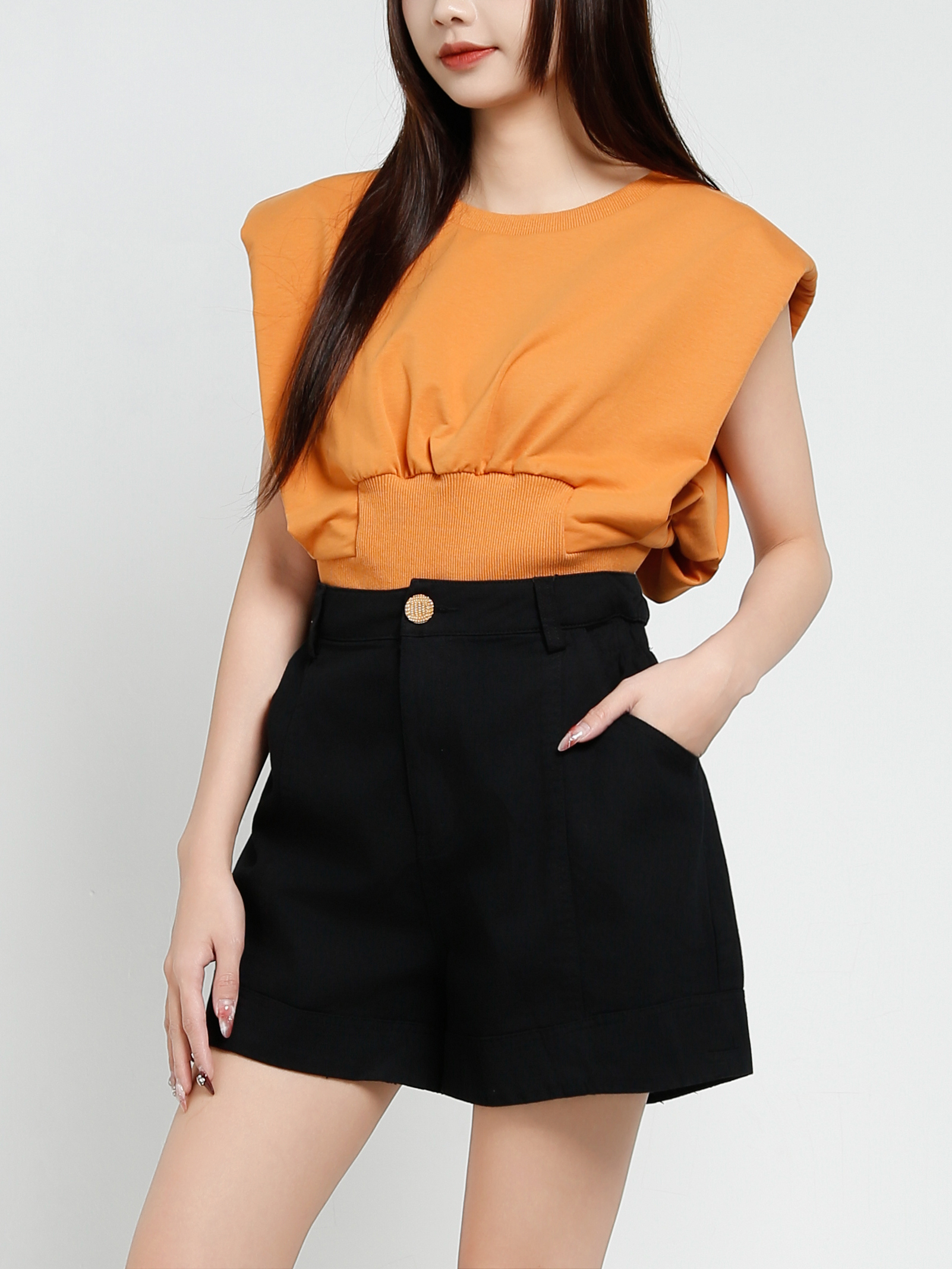 Side Pocket Short Pants 37295