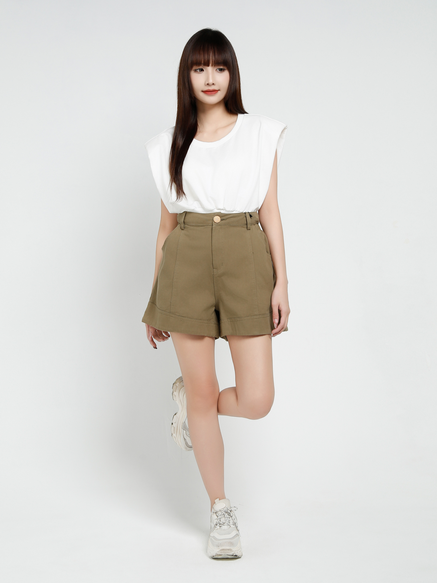 Side Pocket Short Pants 37295