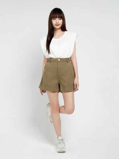 Side Pocket Short Pants 37295