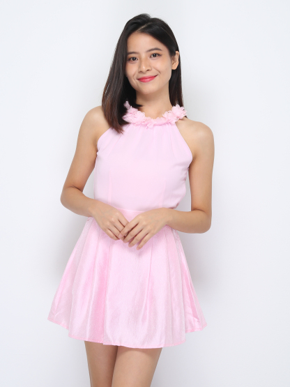 Sleeveless Top With Skirt Pant Set 37260