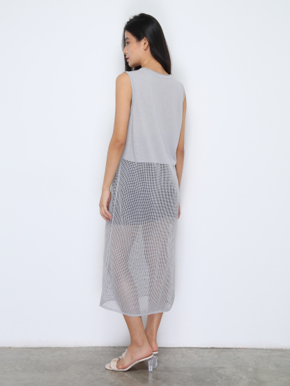 Knitted Sleeveless Dress 37274