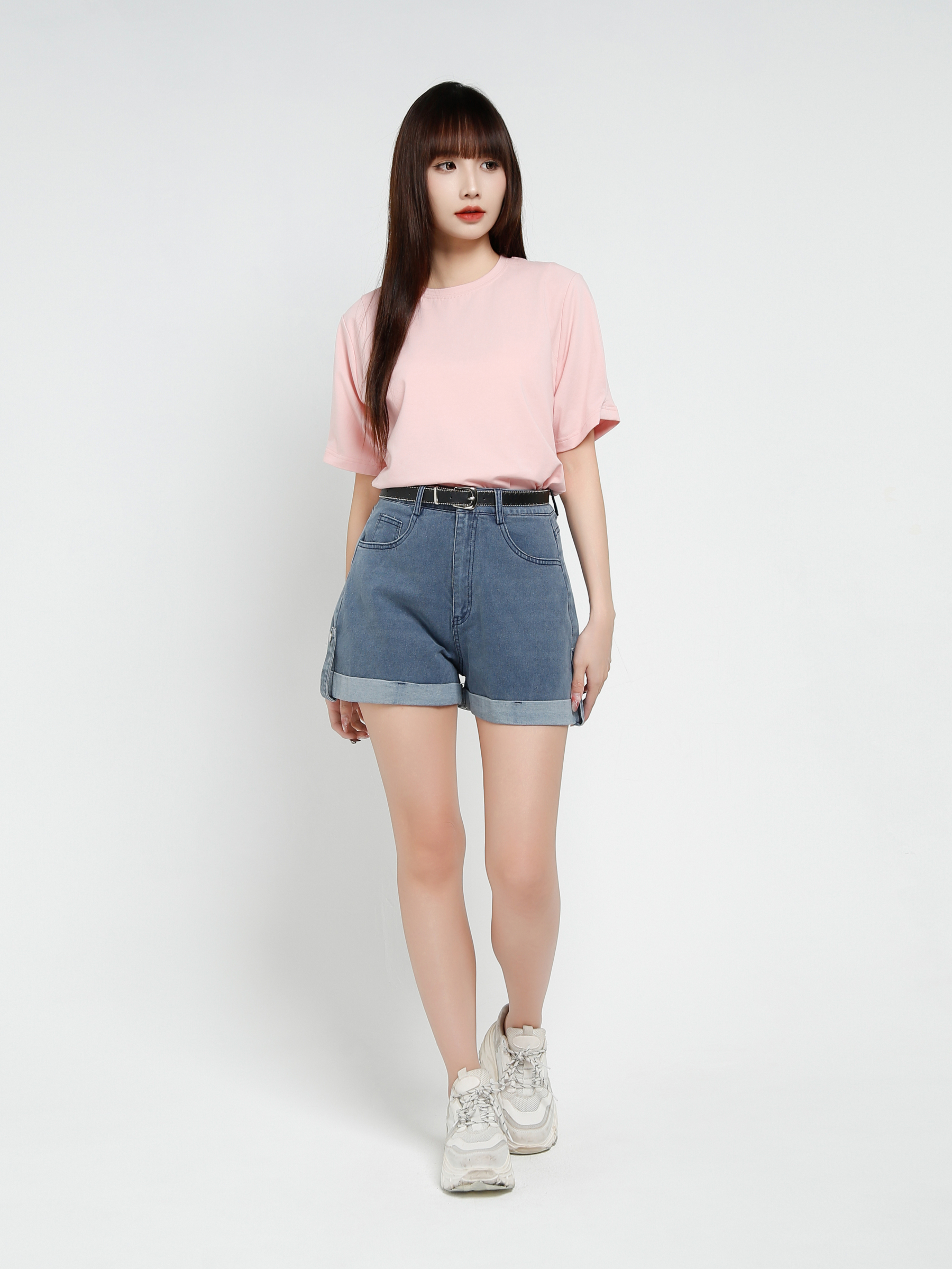 Denim Short Pants 37289