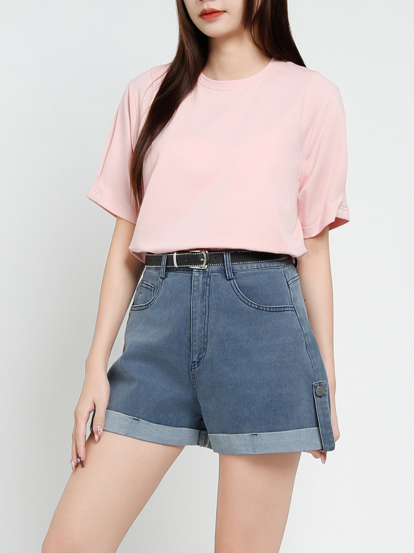 Denim Short Pants 37289