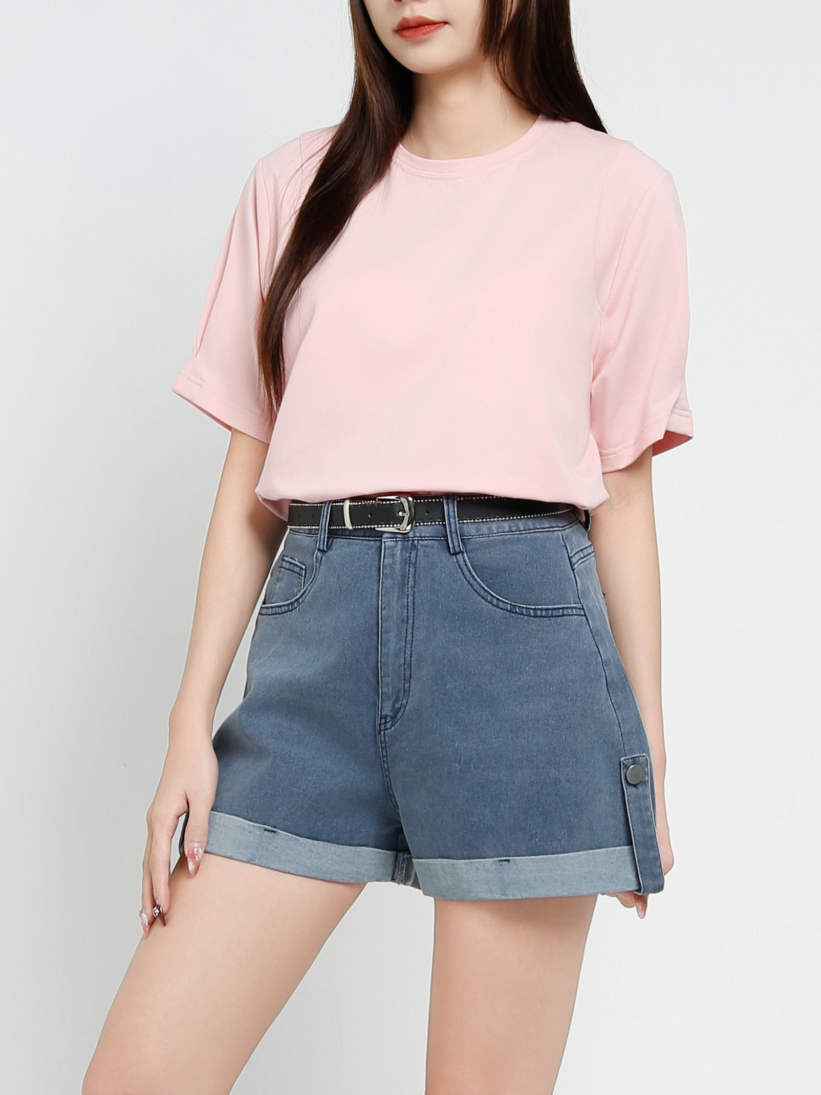 Denim Short Pants 37289