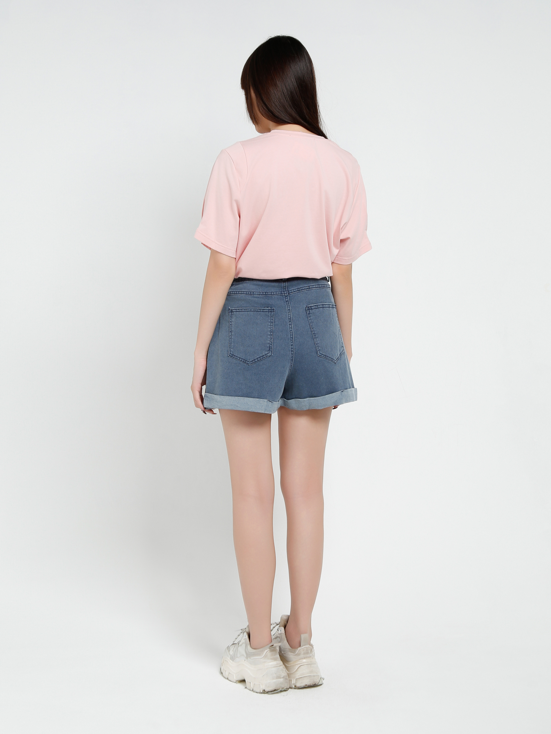 Denim Short Pants 37289