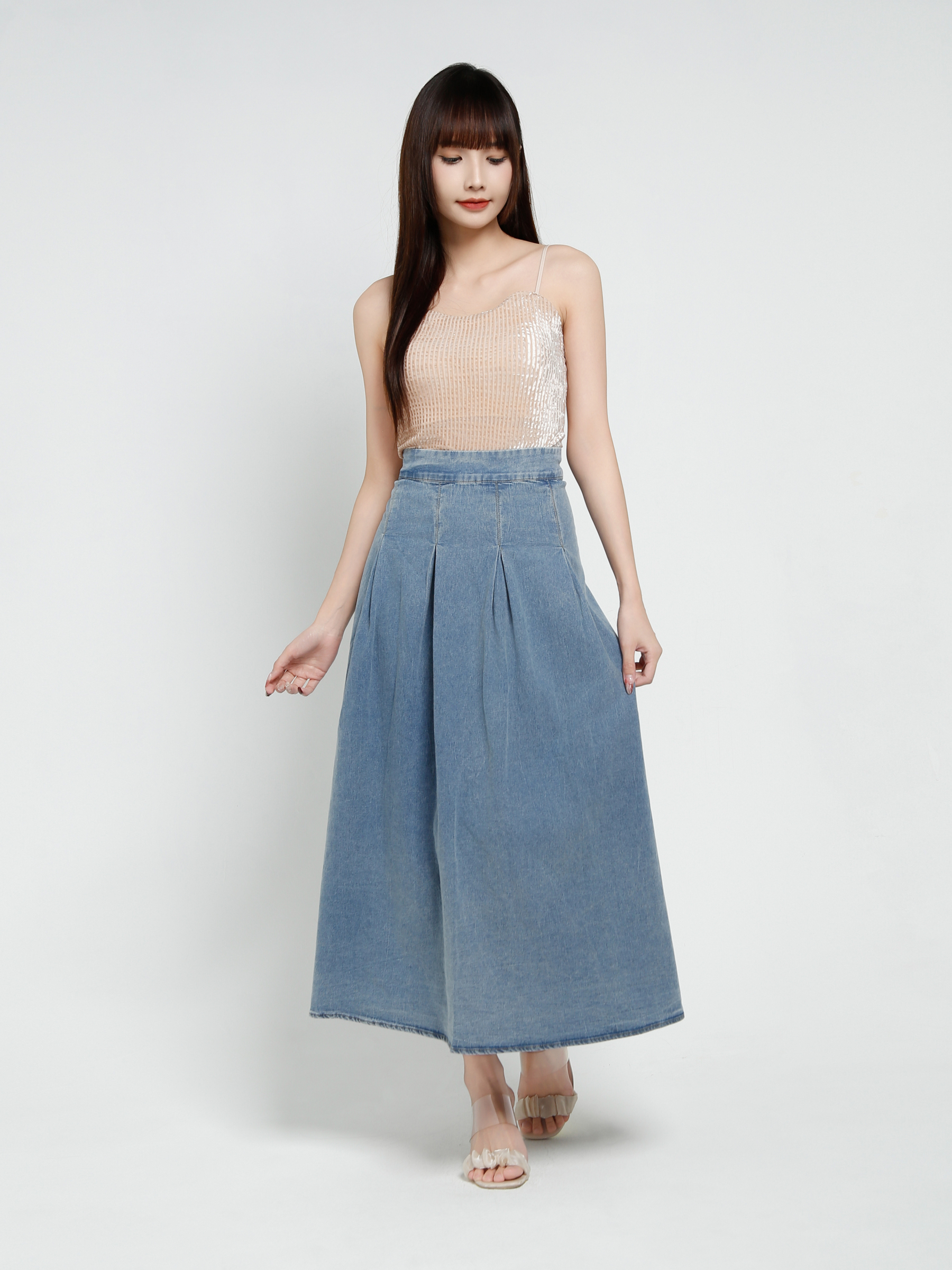 Denim Skirt 37430