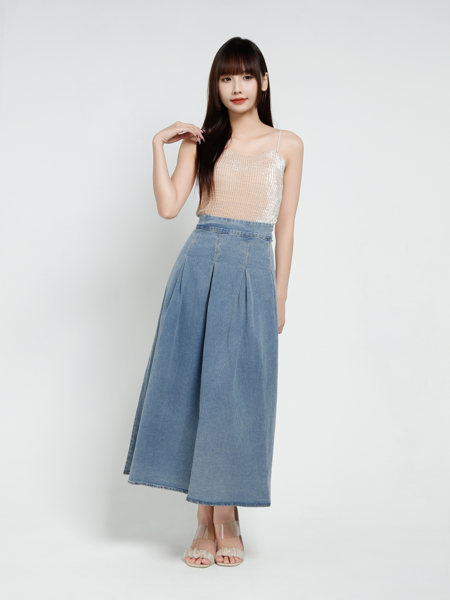 Denim Skirt 37430