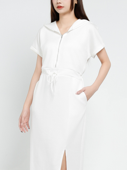 Sleeveless Front Zip Dress 37378