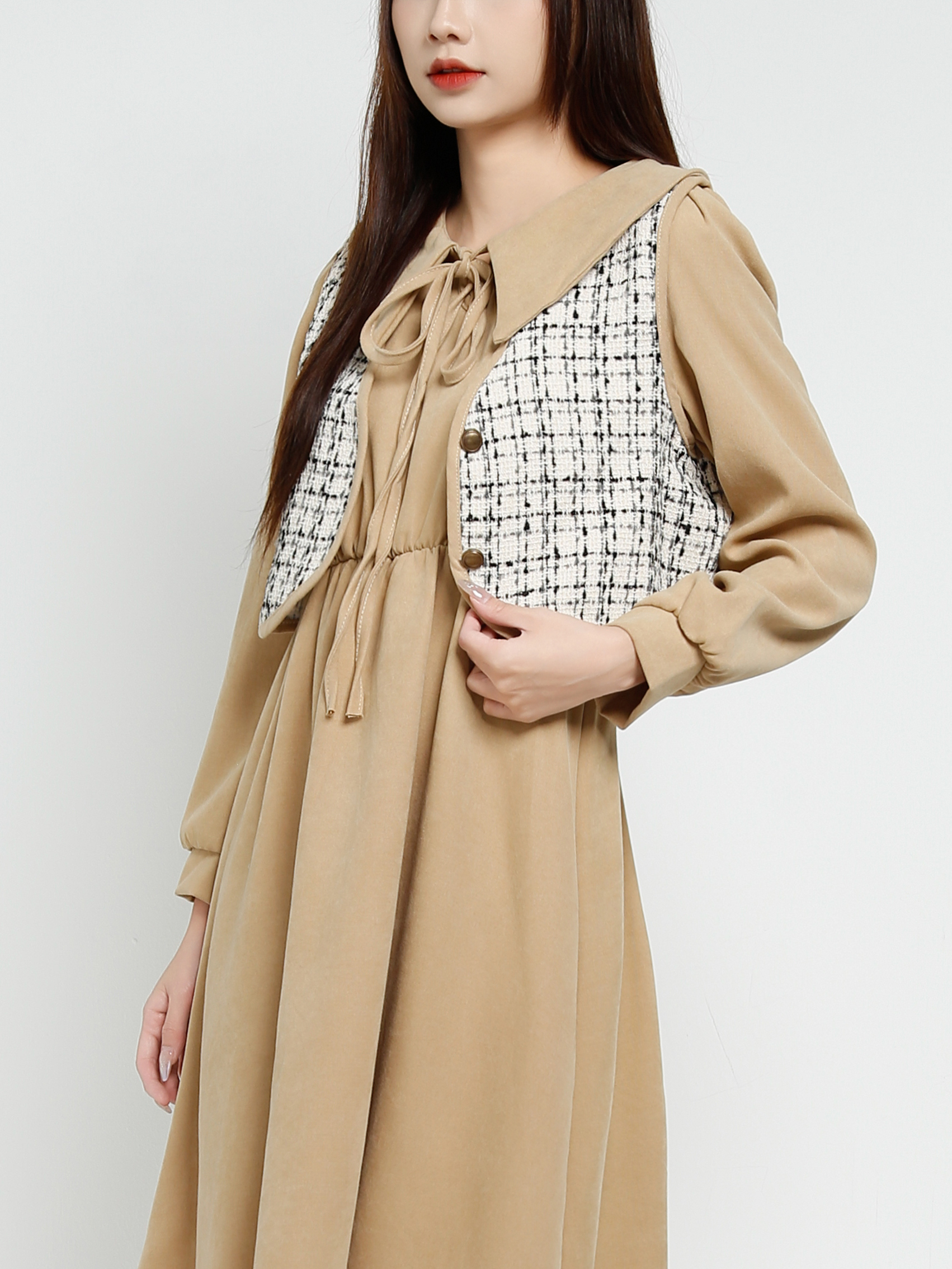 Outer With Dress Set 37417