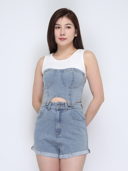 Three Piece Denim Set 37437