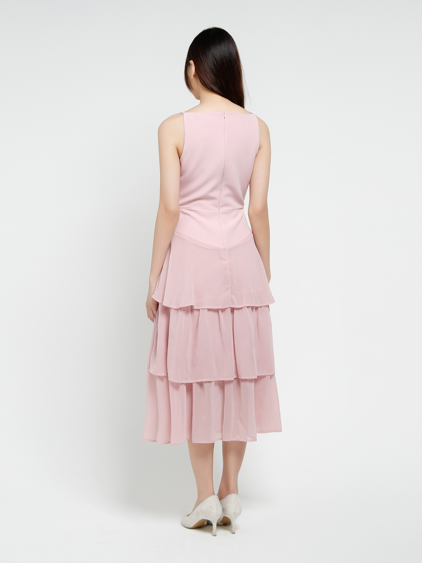 Sleeveless Back Zip Dress 37484