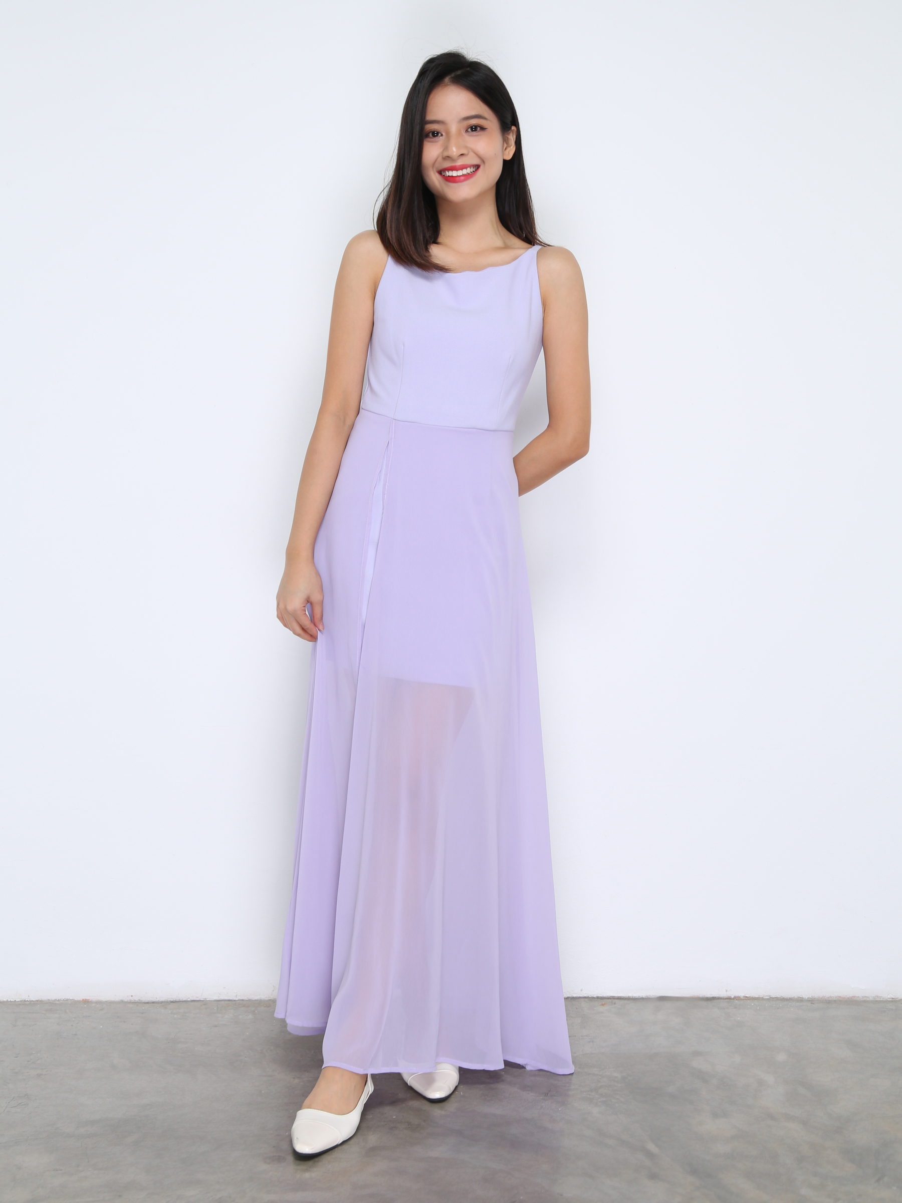 Sleeveless Back Zip Dress 37485