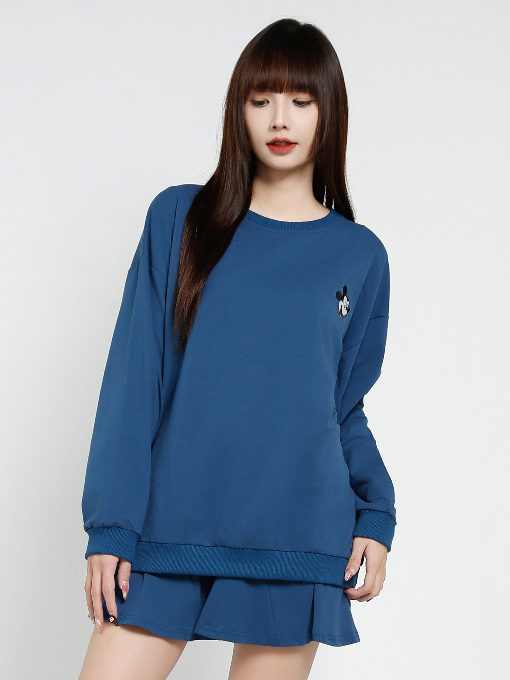 Long Sleeve Top With Skirt Pant Set 37492