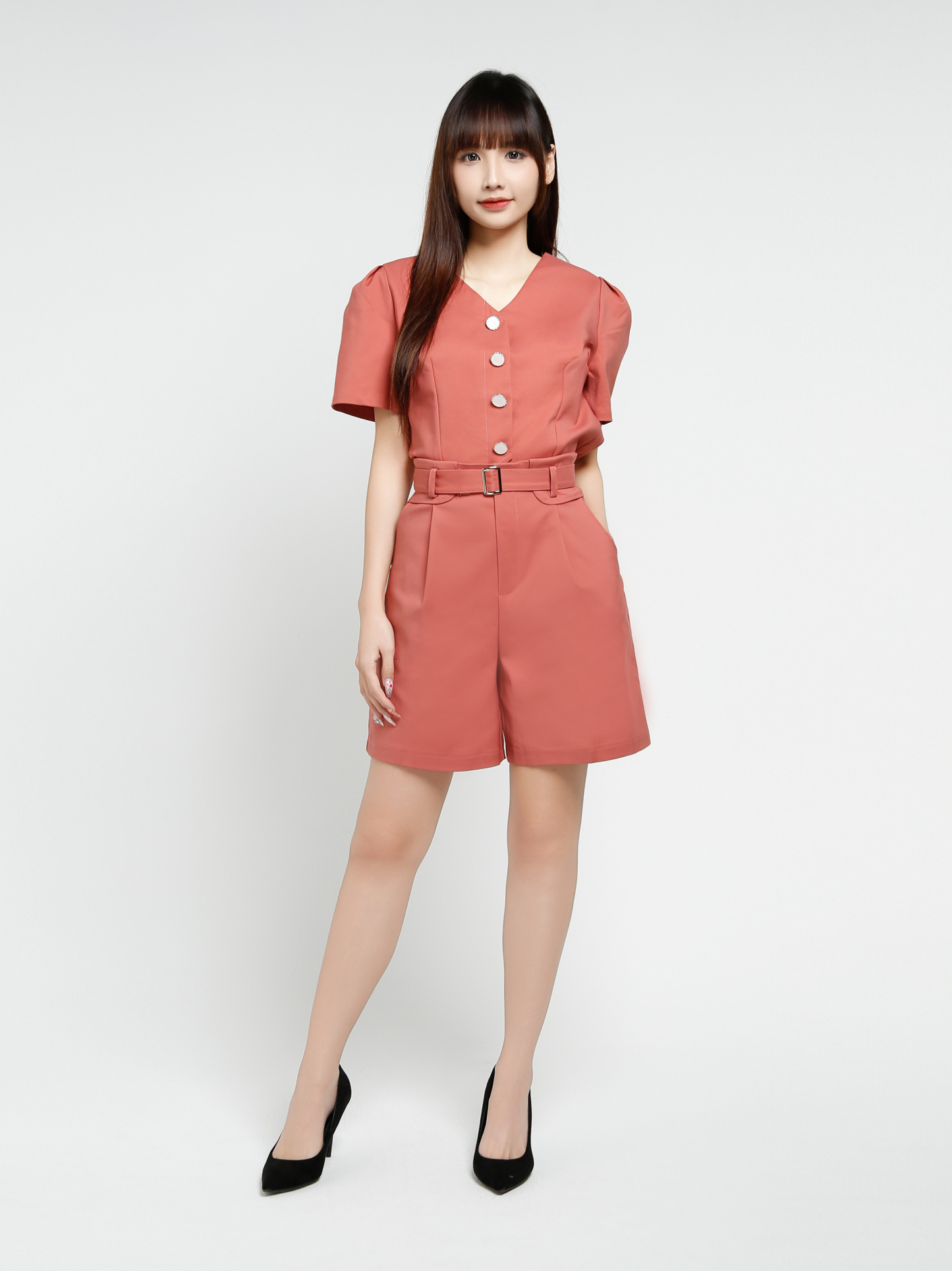 Short Sleeve Top With Short Pant Set 37523