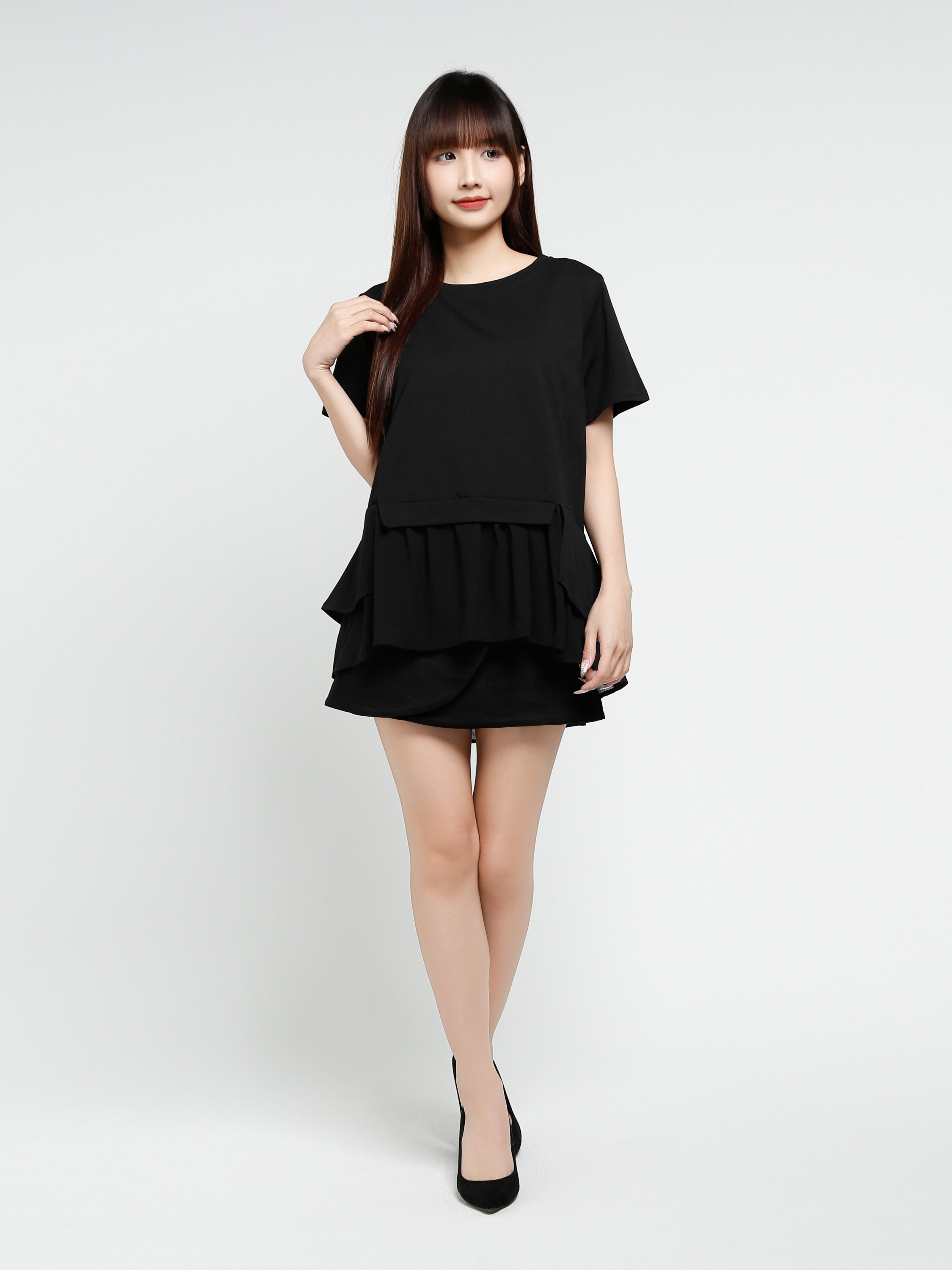 Short Sleeve Mesh Top 37544
