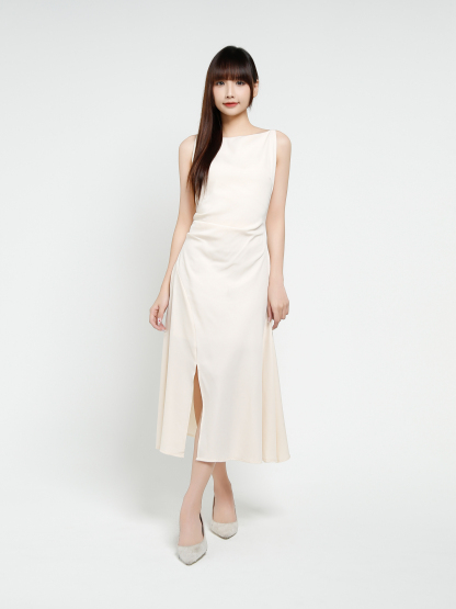 Elegant Sleeveless Split Dress 37555