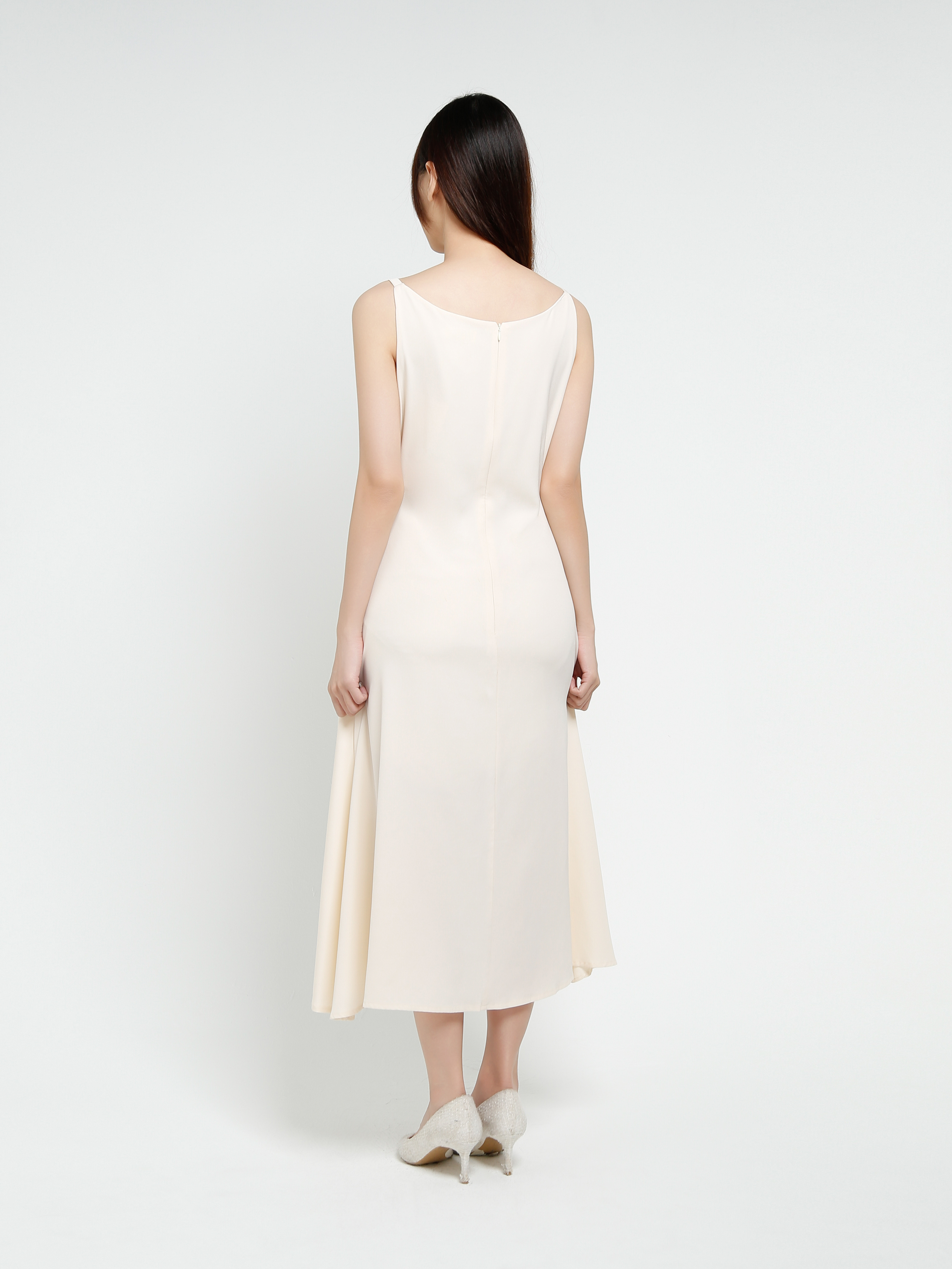 Elegant Sleeveless Split Dress 37555