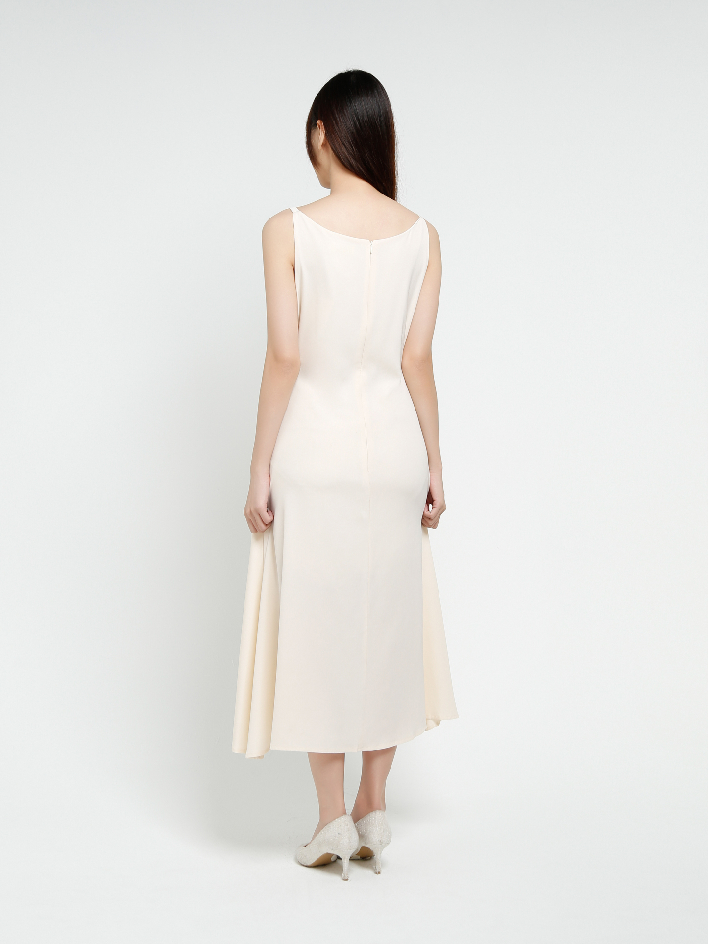 Elegant Sleeveless Split Dress 37555