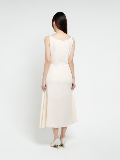 Elegant Sleeveless Split Dress 37555