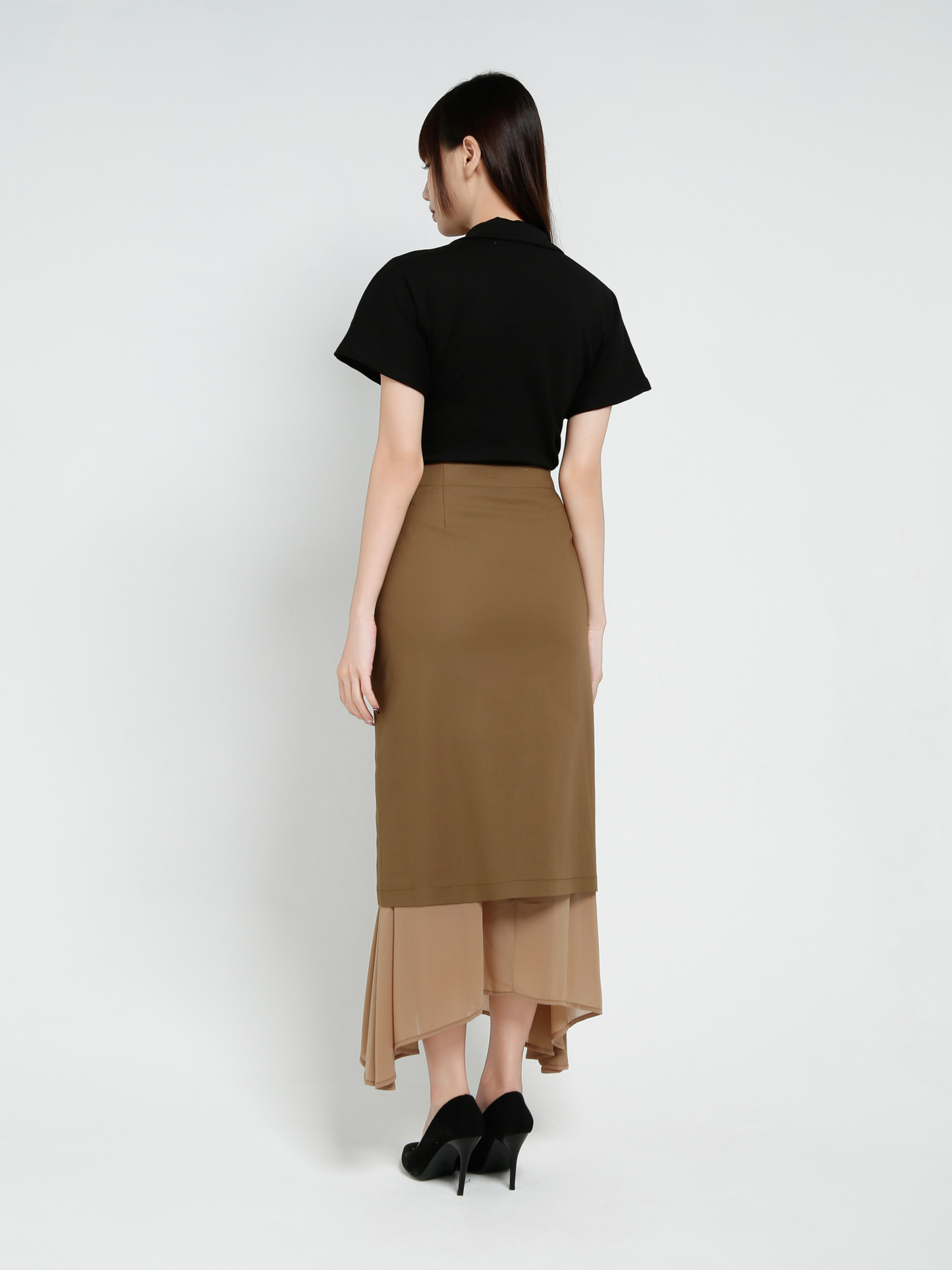 Fake Two Piece Skirt 37560