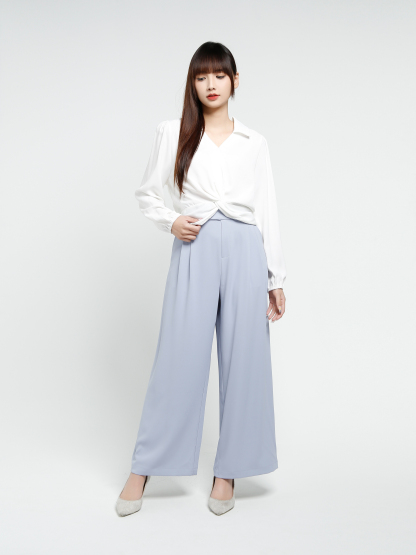 Wide Leg Long Pants 37637
