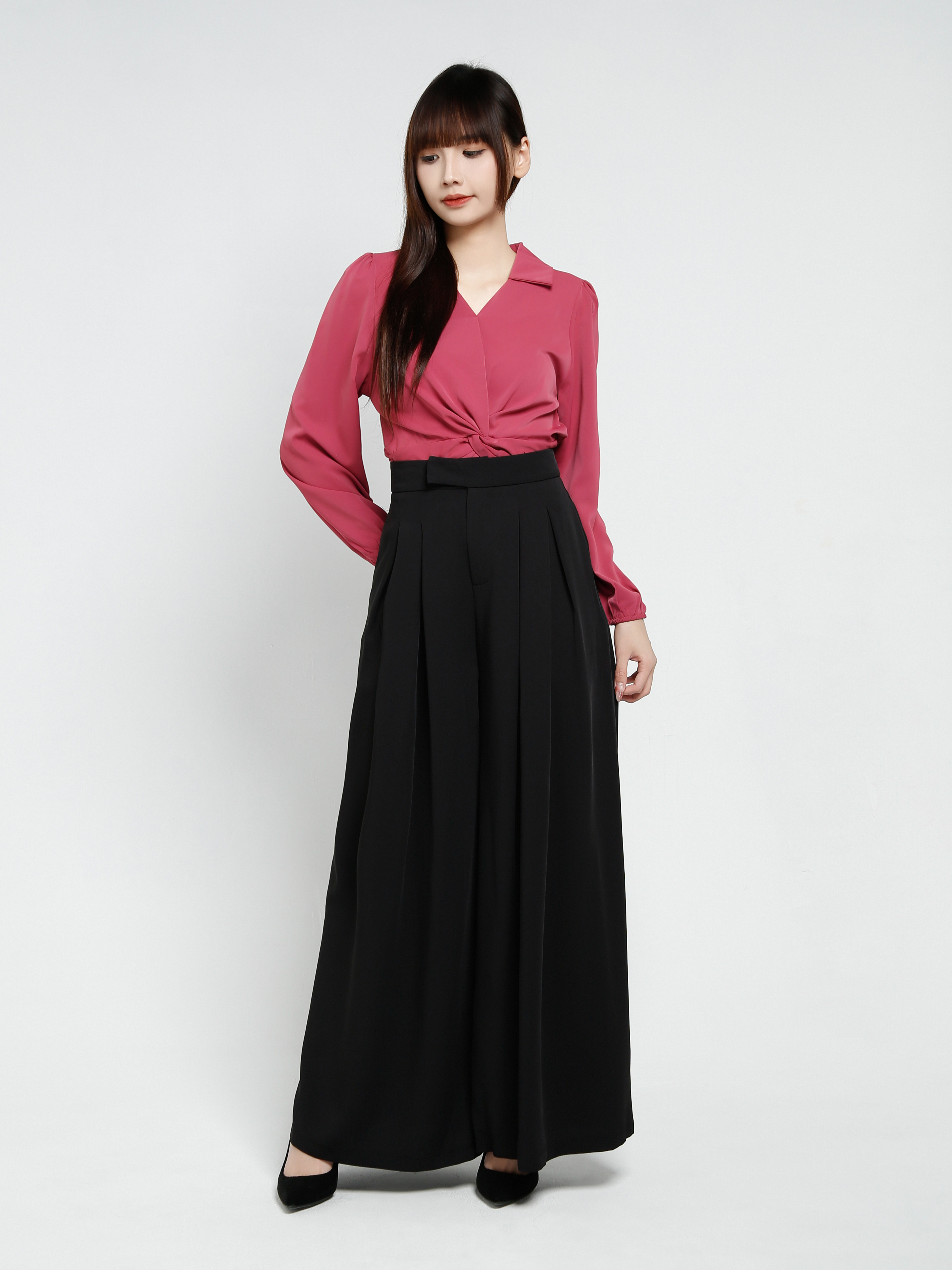 Wide Leg Long Pants 37702