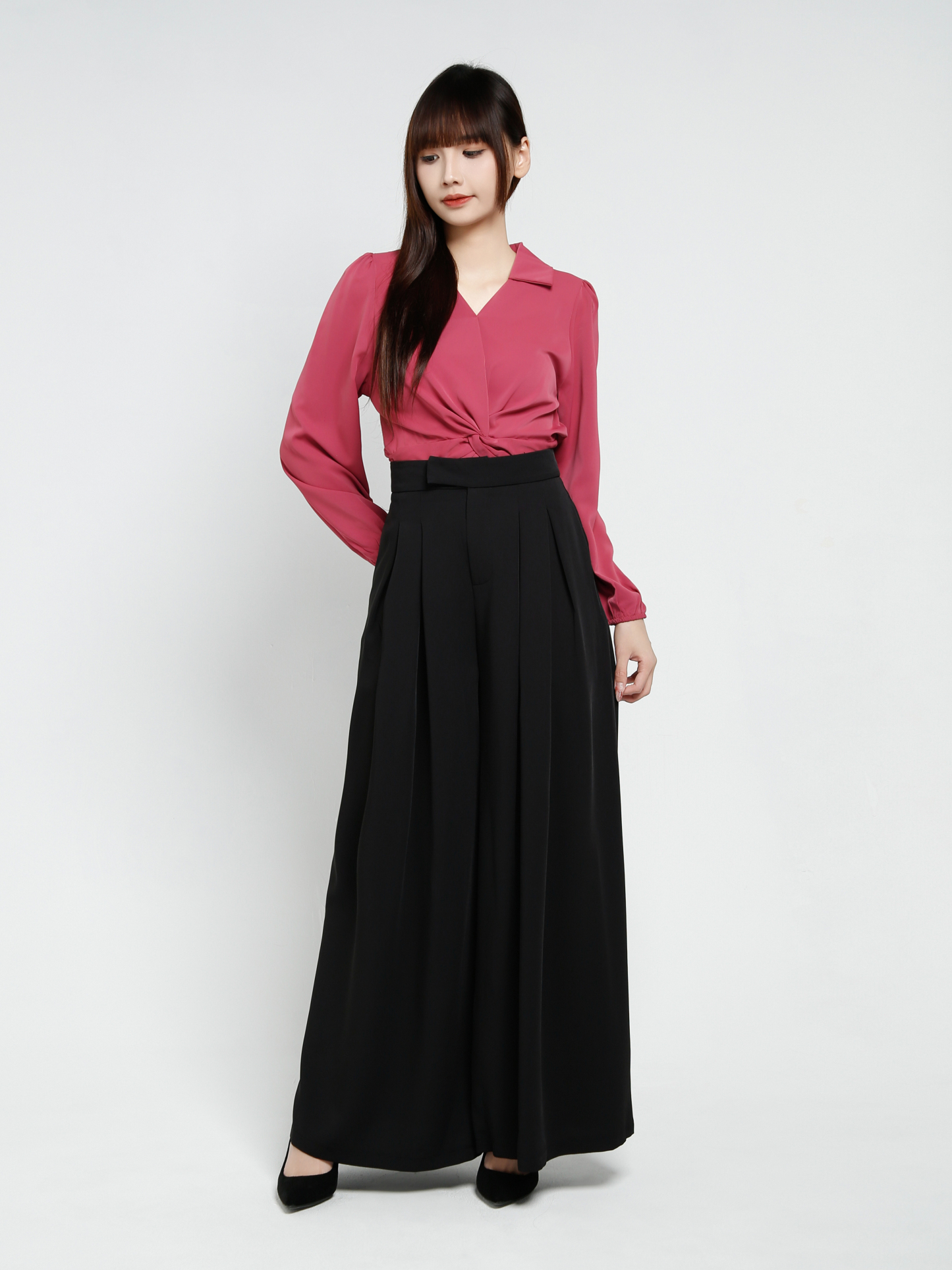Wide Leg Long Pants 37702