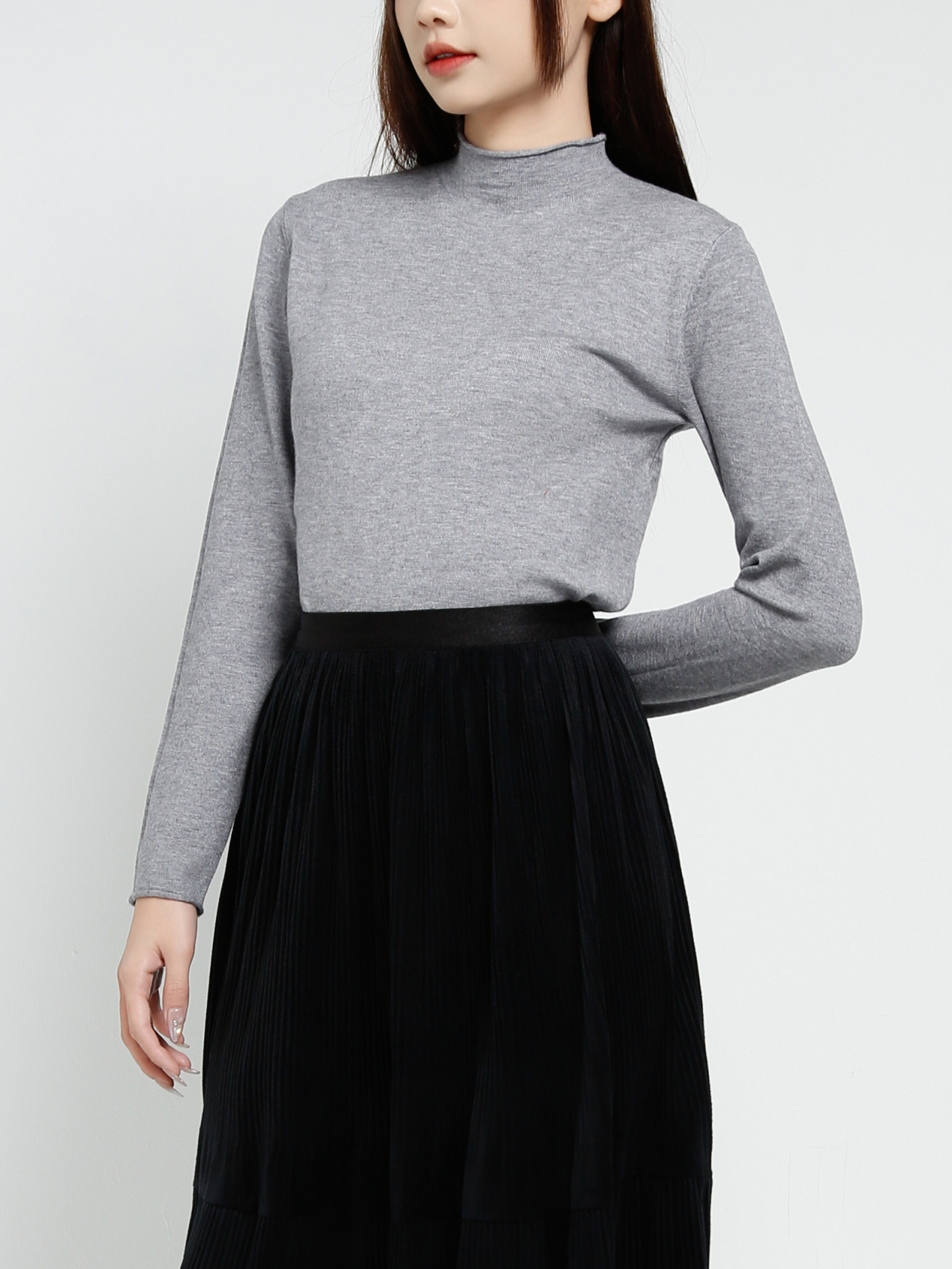 Knitted Turtle Neck 37585