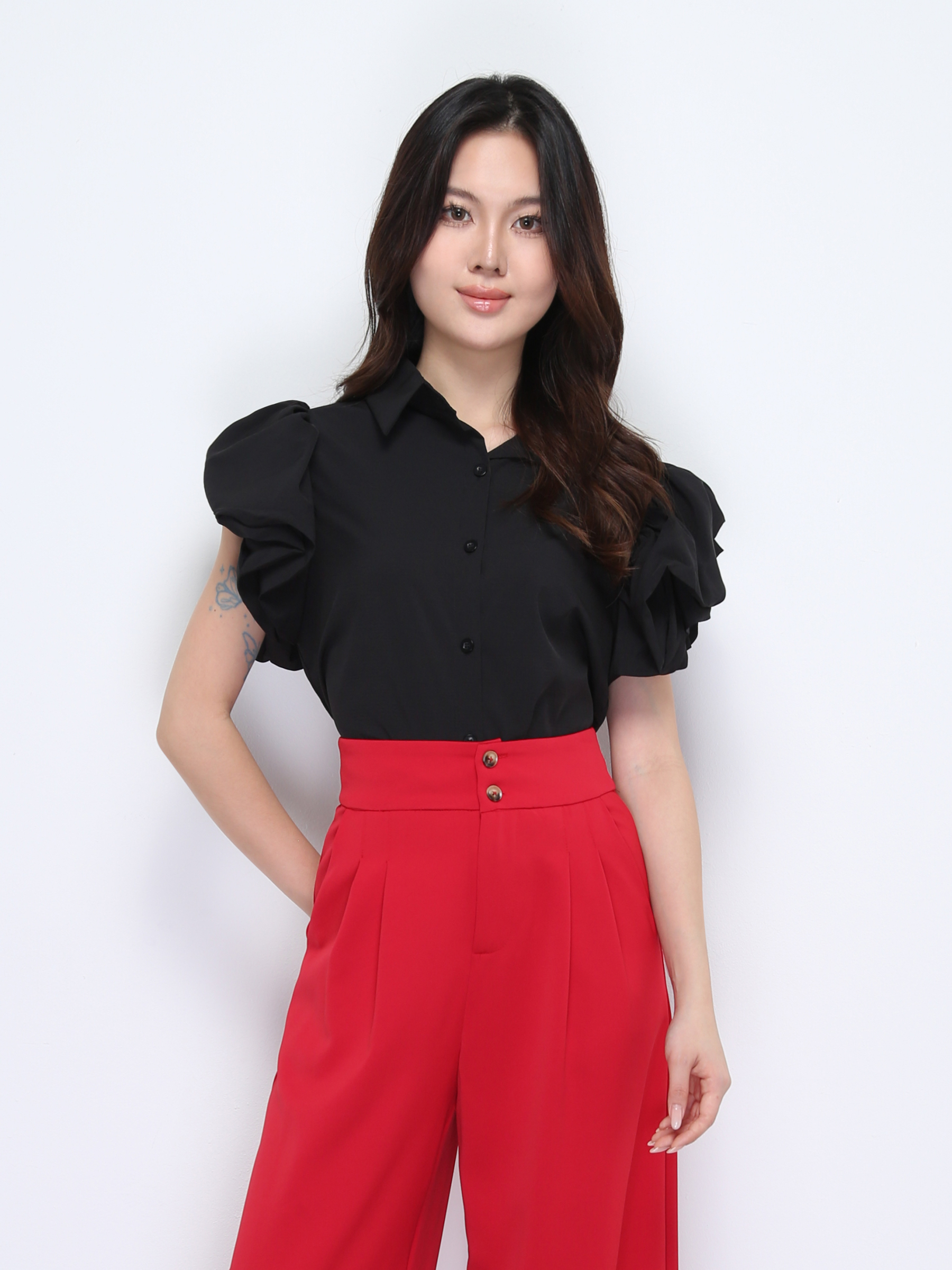 Puff Sleeve Blouse 37590