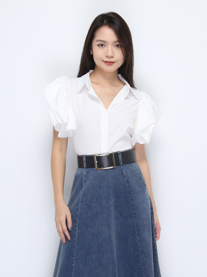 Puff Sleeve Blouse 37590