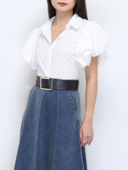 Puff Sleeve Blouse 37590