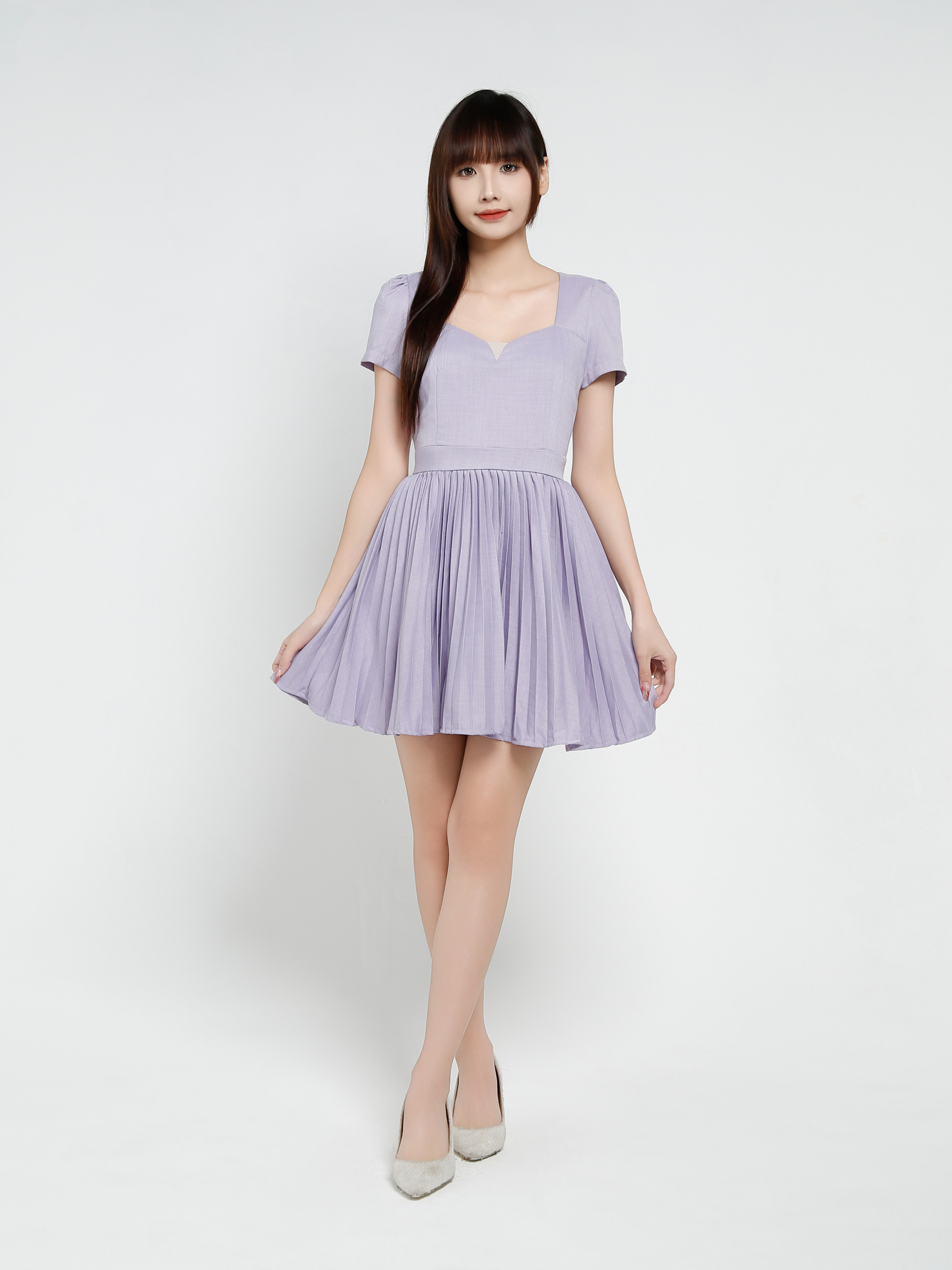 Formal Pleated Dress 37699