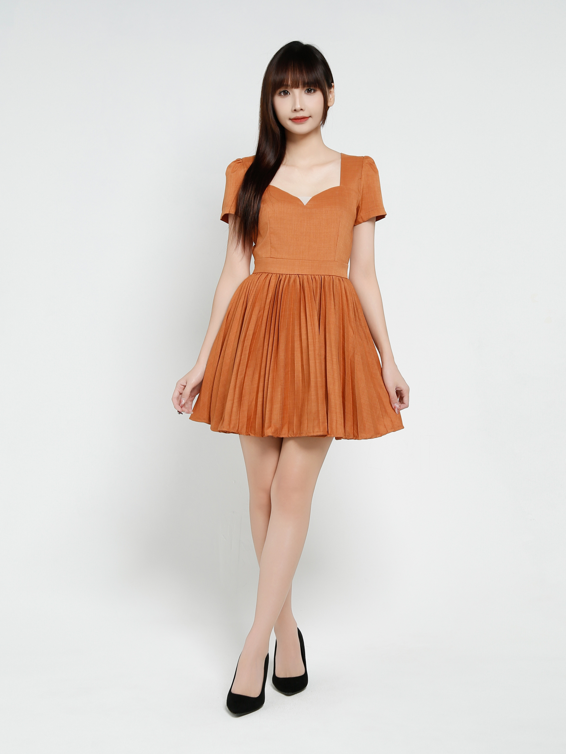 Formal Pleated Dress 37699