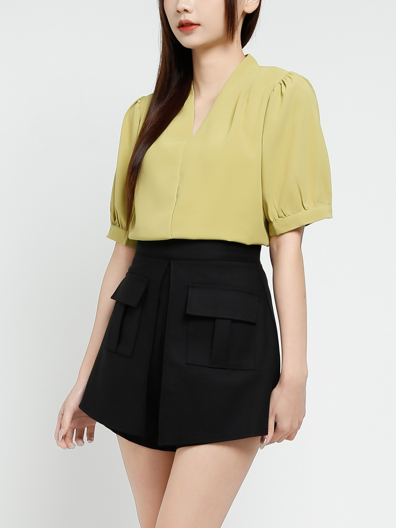 V Neck Blouse 37728