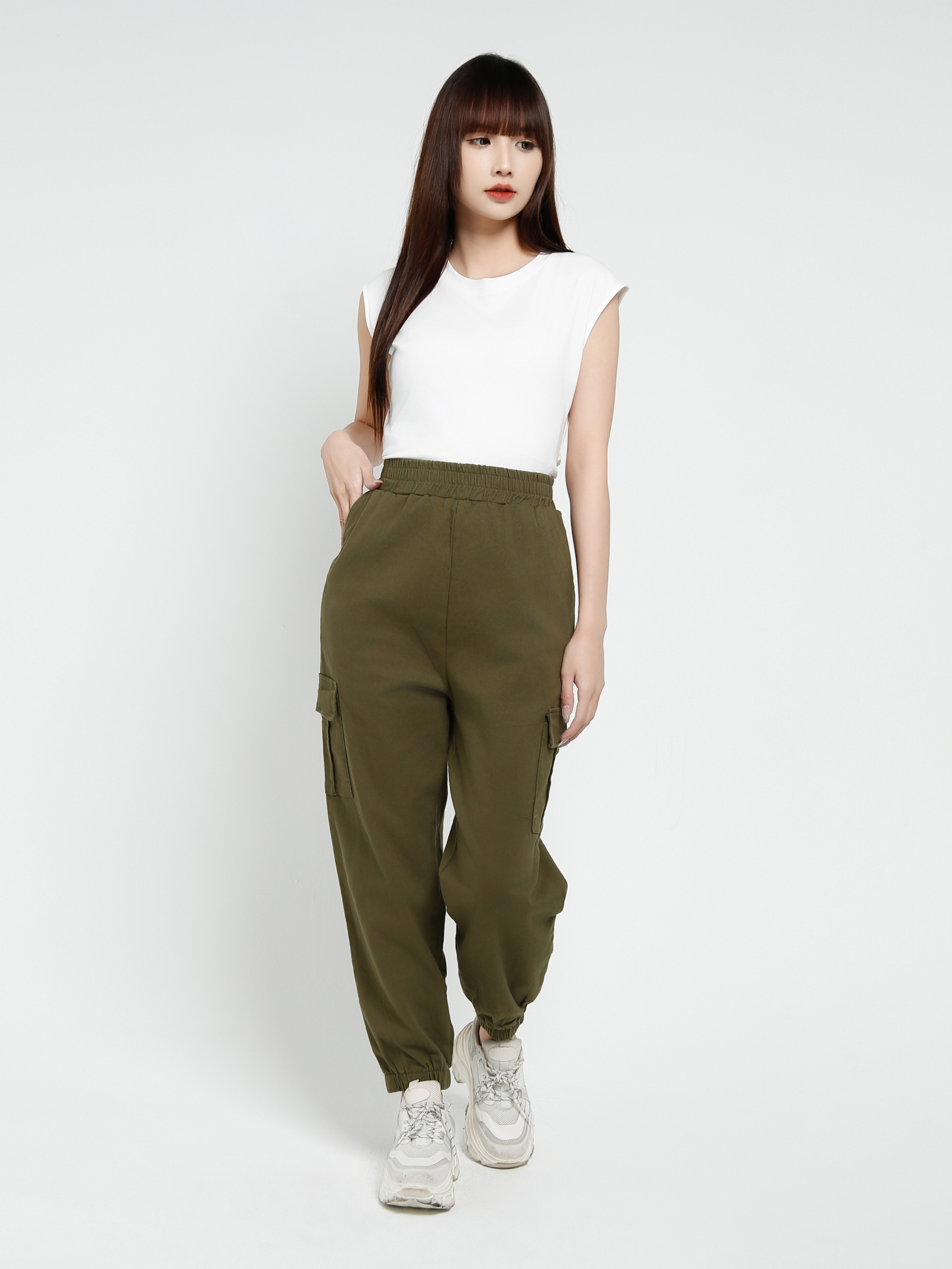 Cargo Long Pants 37739