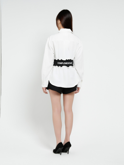 Waist Stretchable Blouse 37740