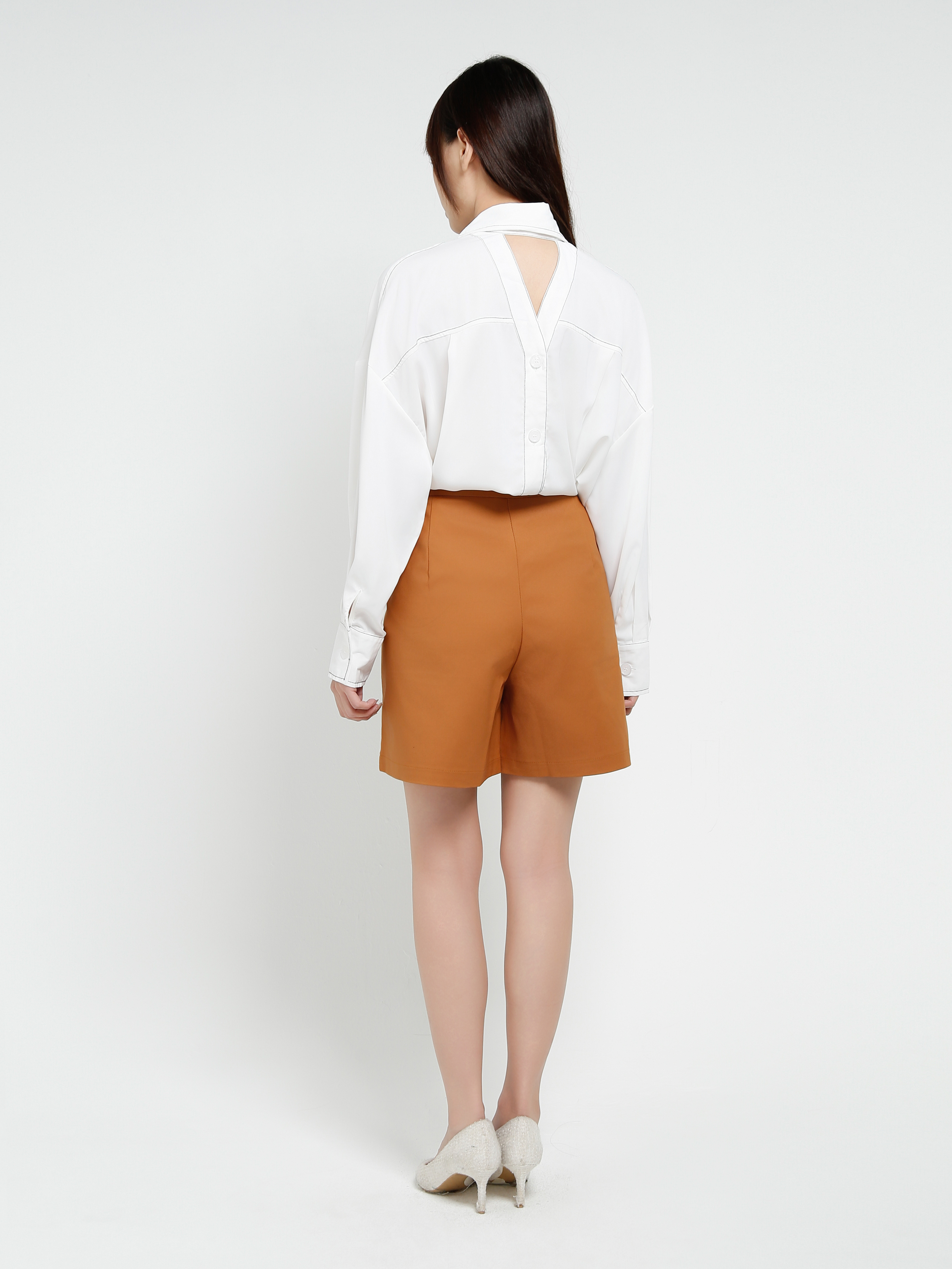 Side Pocket Midi Pants 37757