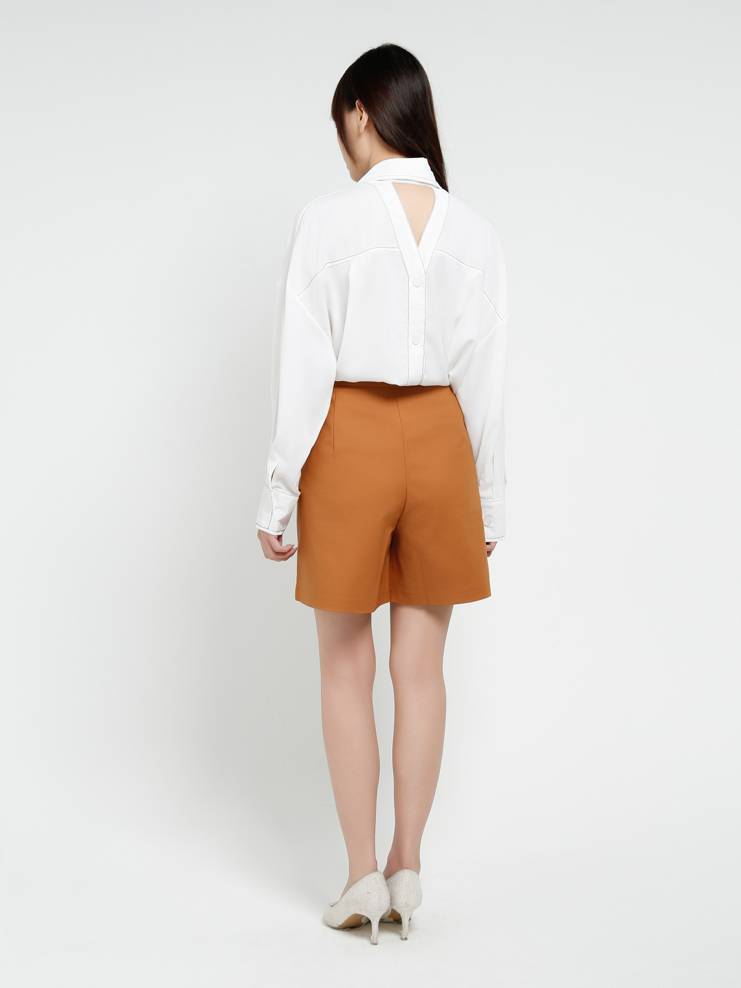 Side Pocket Midi Pants 37757