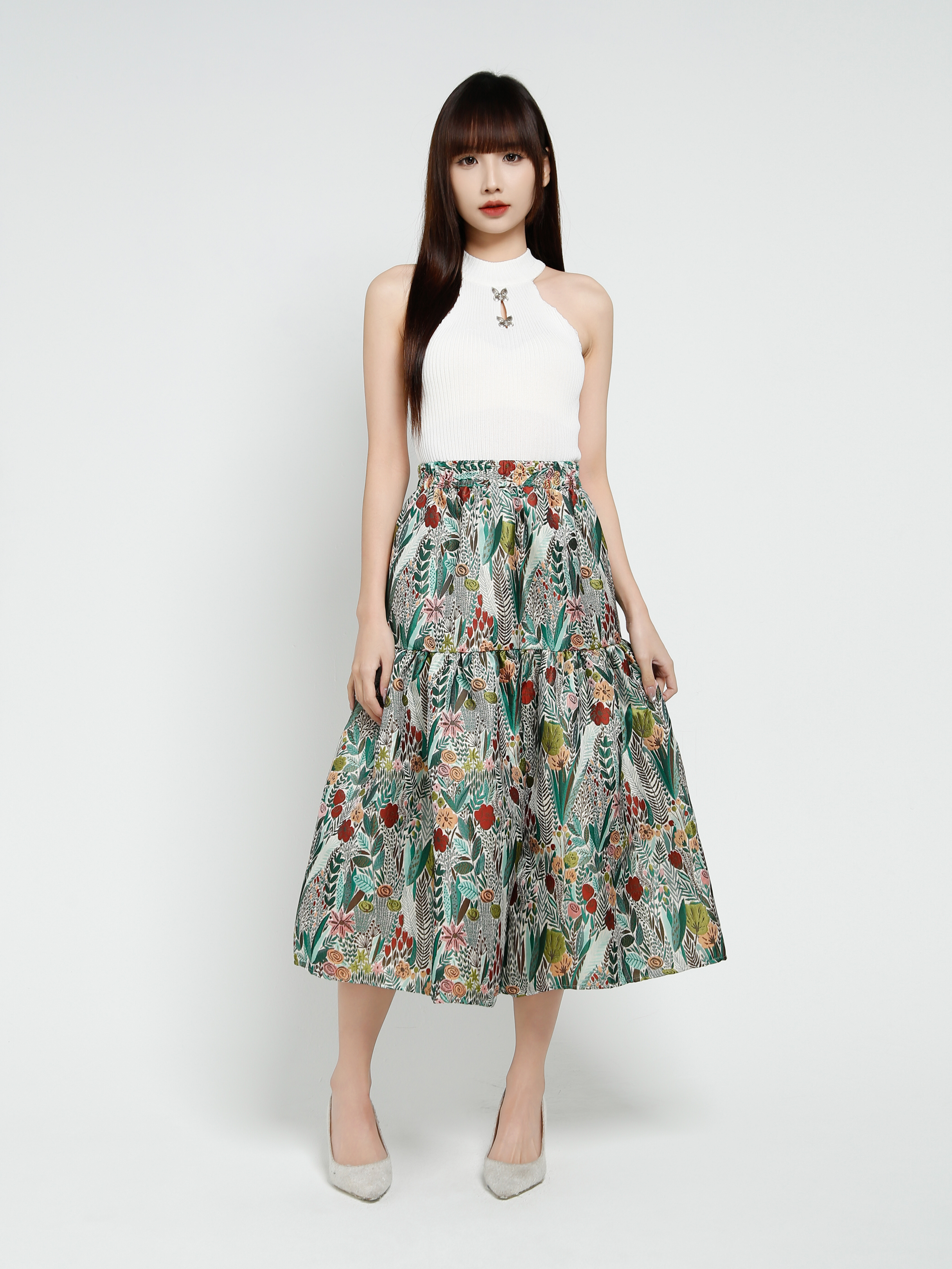 Floral Skirt 37752