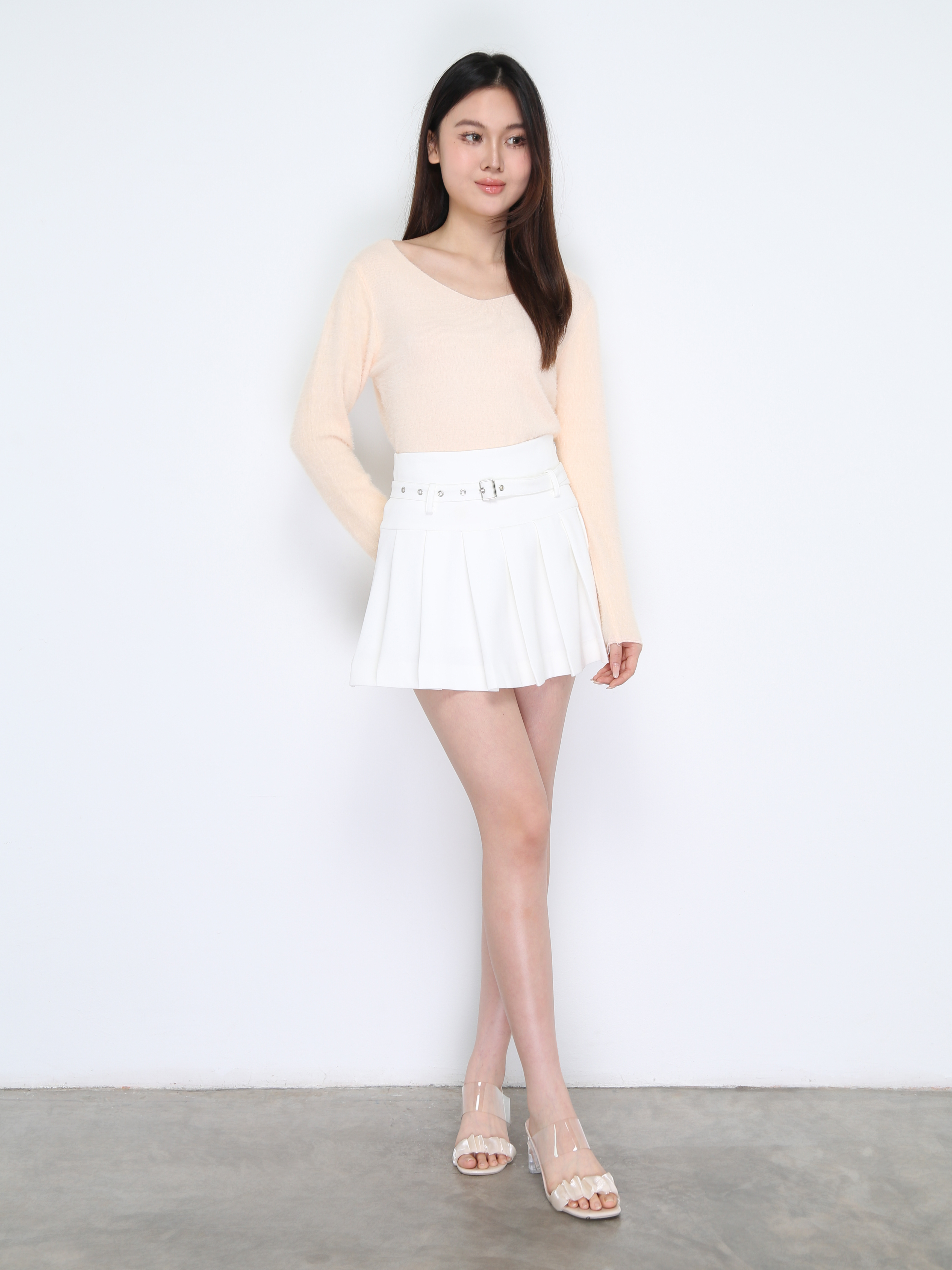 V Neck Long Sleeve Top 37793