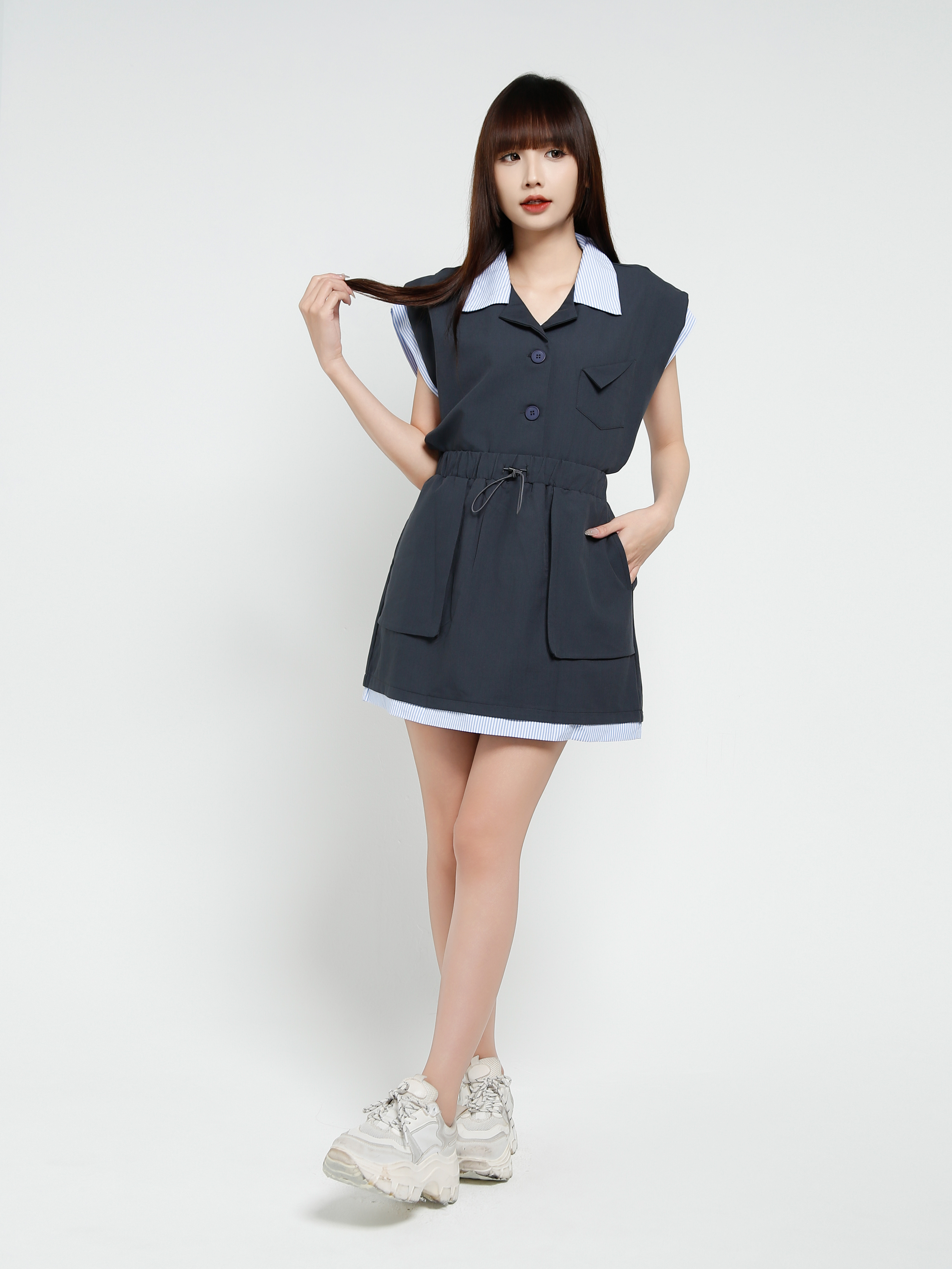 Fake Two Piece Set 37799